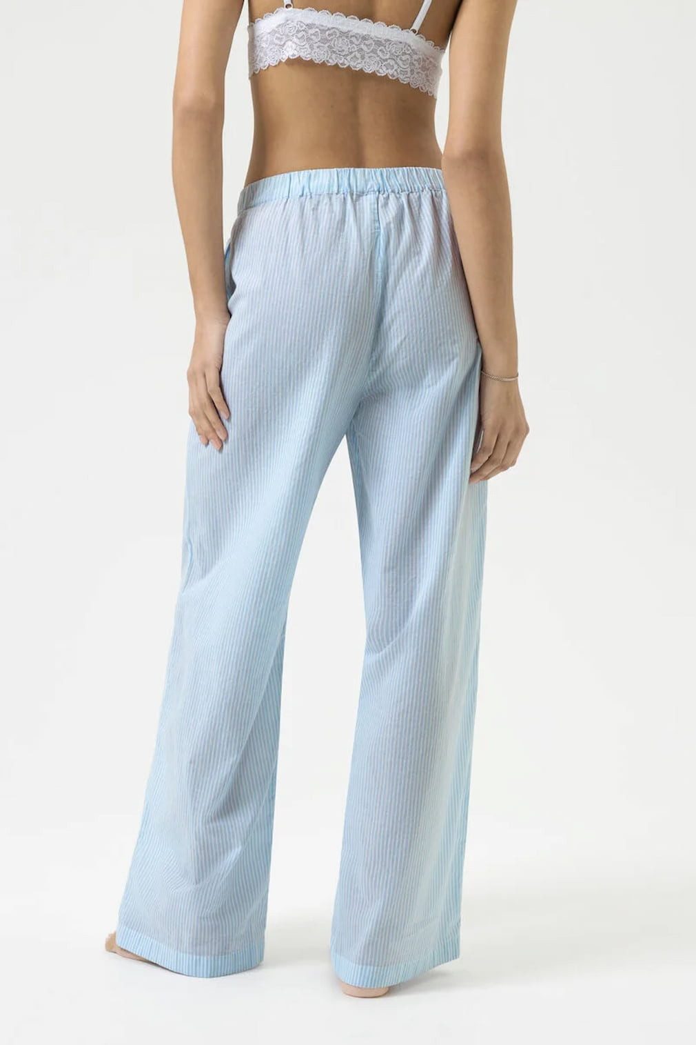 Mey Homewearhose Damen Hose lang COTTON STRIPES