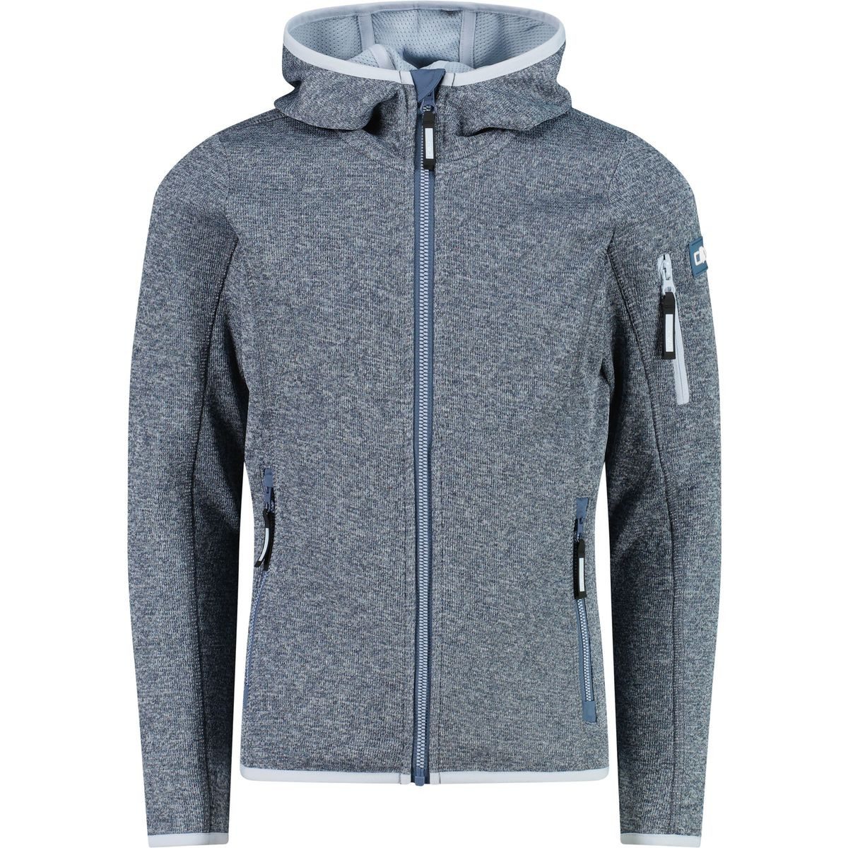 CMP Fleecejacke KID G Fleece Jacket FIX Hood Leichte, atmungsaktive Kapuzenjacke mit ergonomischem Schnitt, ideal
