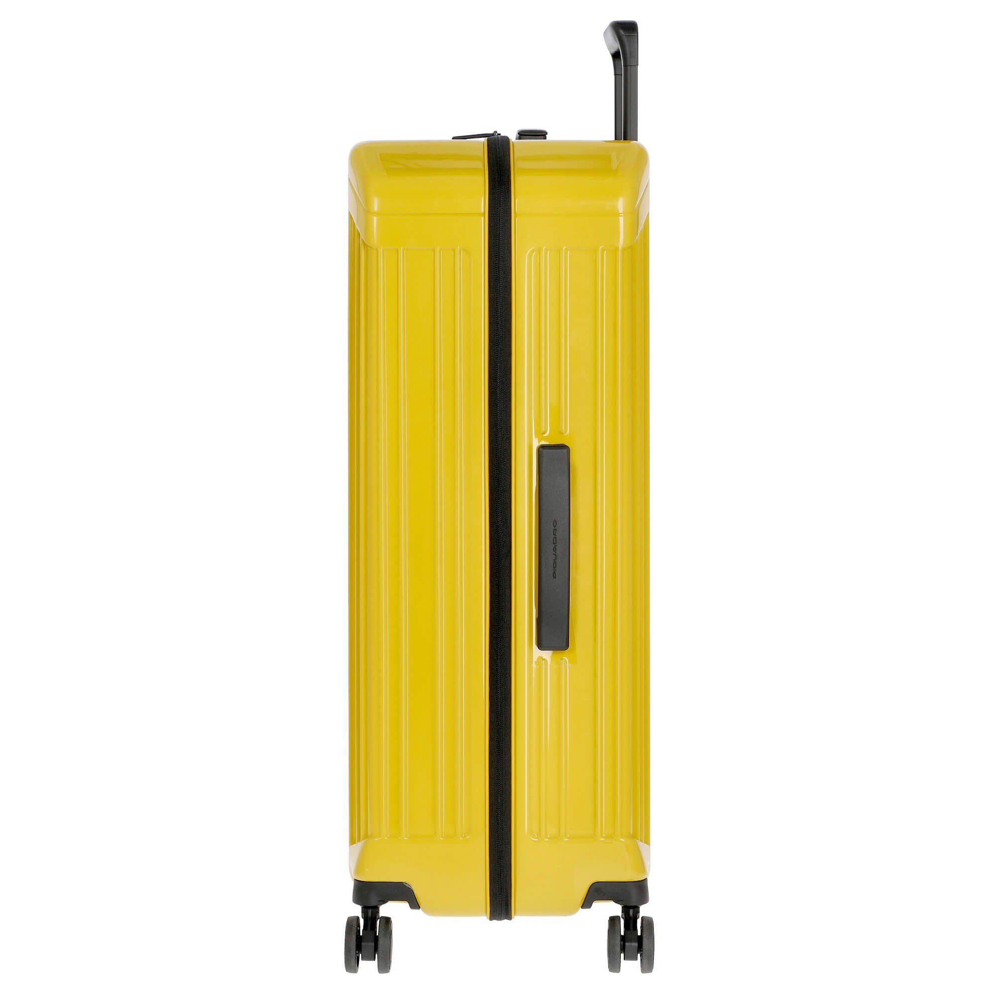 Piquadro Trolley PQ-Light Slim - L cm, giallo Rollen 4 75 canarino 4-Rollen-Trolley