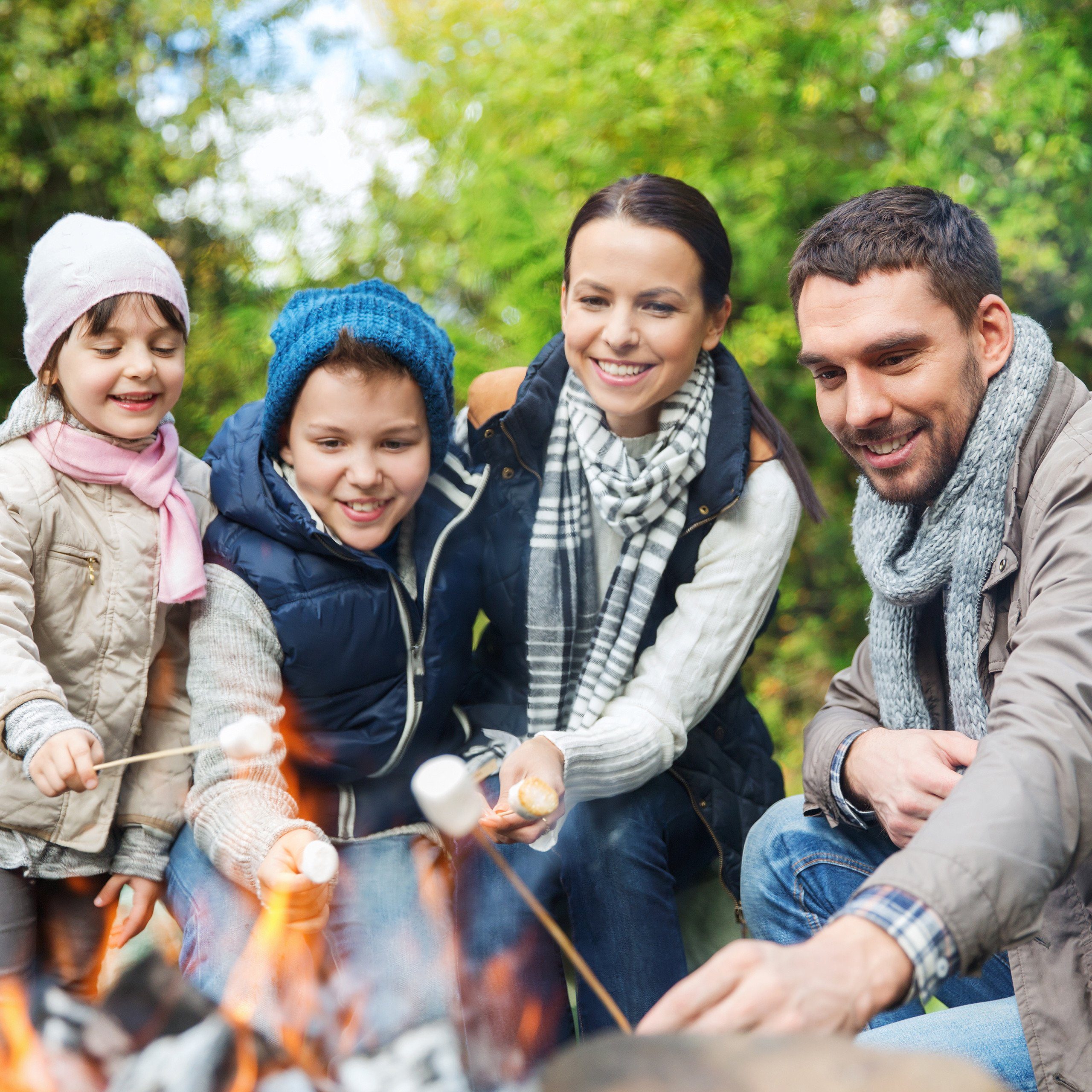 relaxdays Lagerfeuer-Grillspieß Grillspieße aus Bambus extra lang