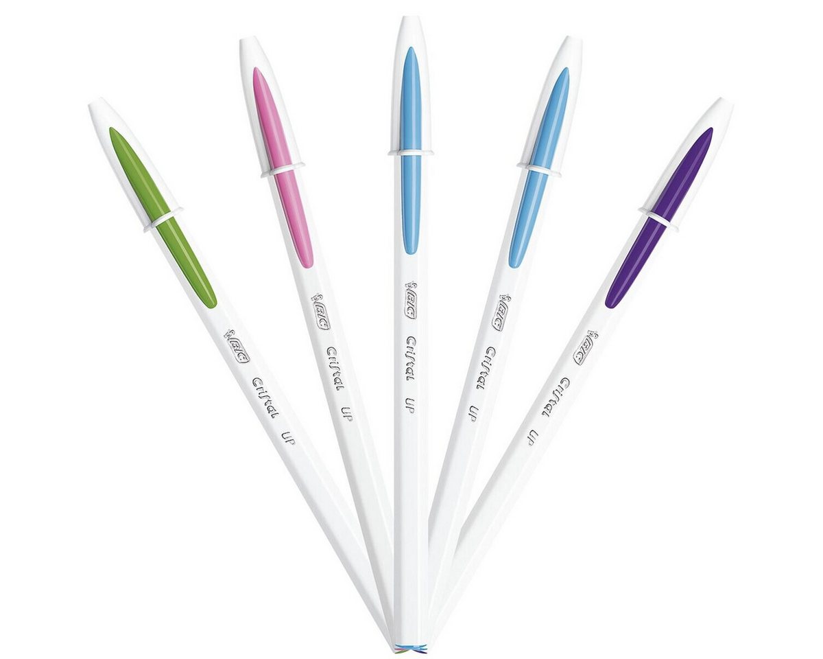 Thumbnail - BIC Kugelschreiber Cristal Up Fun, (20-tlg), mit besonderen Schreibfarben