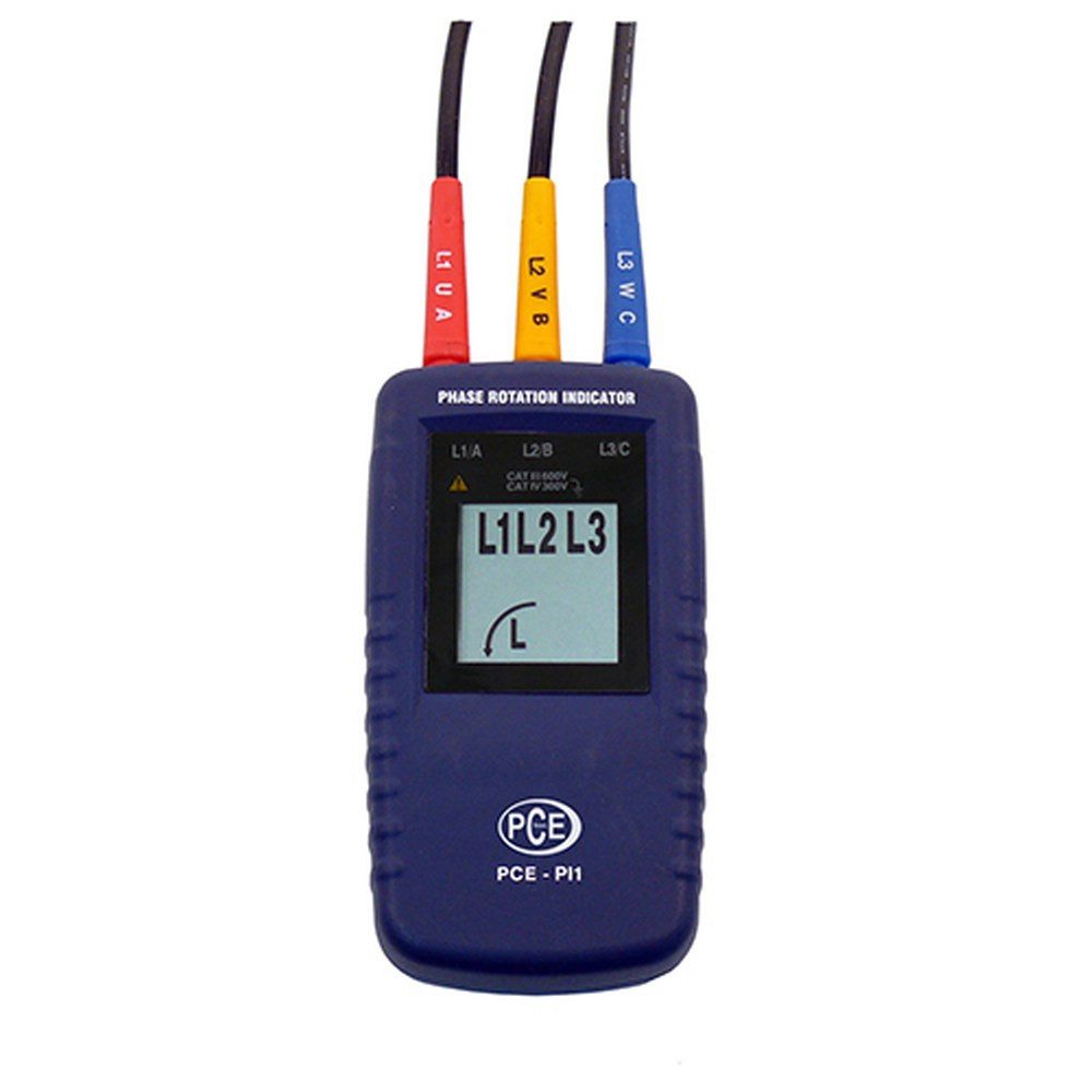 PCE Instruments Spannungsprüfer Drehfeldtester PCE-PI1, einfach zu handhabender Drehfeldtester