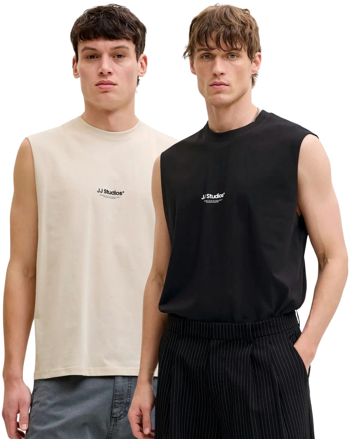 Jack & Jones Tanktop (Spar-Set, 2er Pack) mit klassischem Print Design