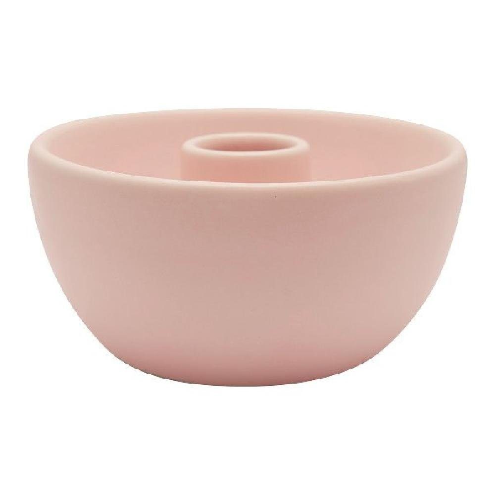Kerzenhalter Kerzenleuchter Rund Pale Pink (10 cm)