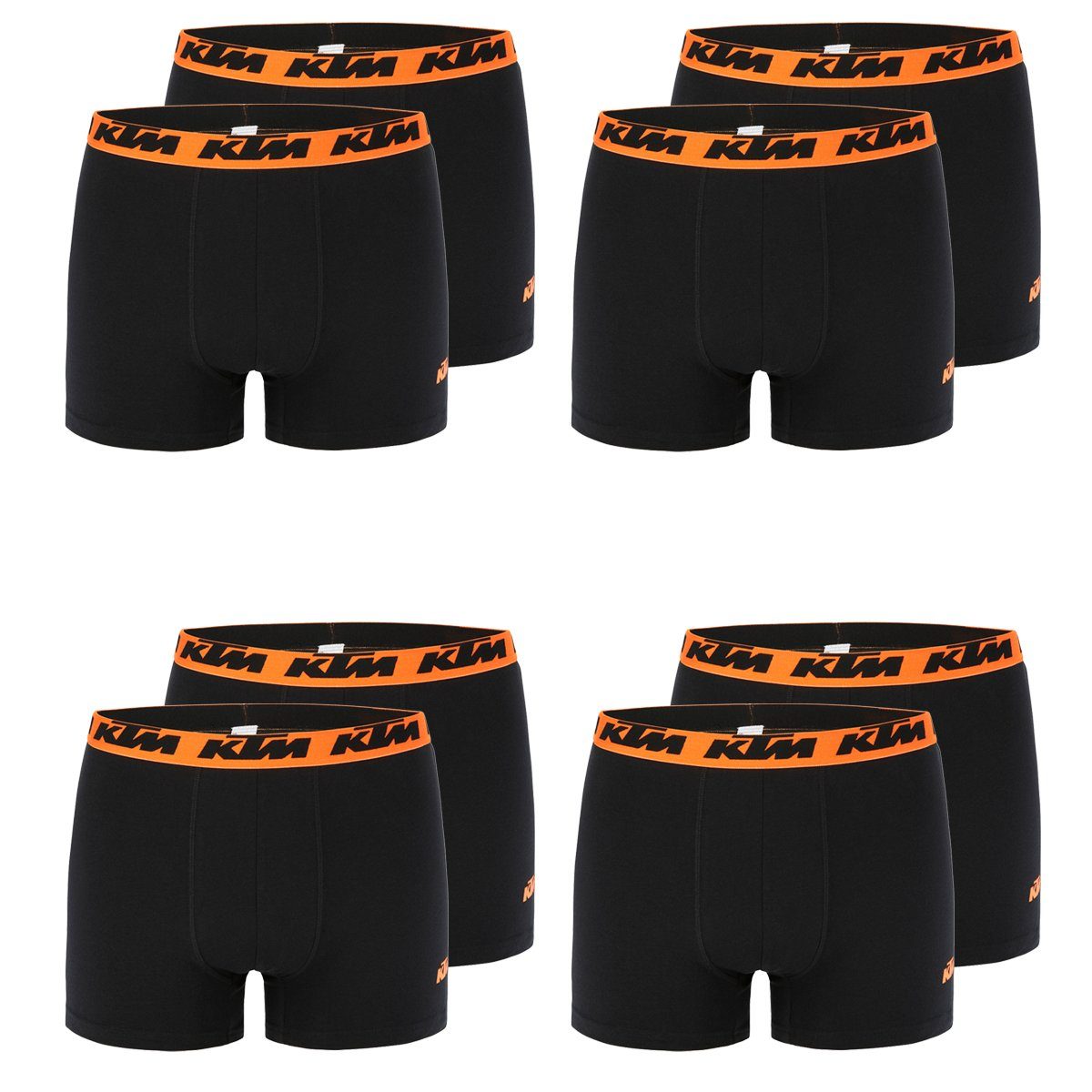 KTM Boxershorts 8er Pack Boxer Man 8er-Pack) (Set, Black2 8-St., Cotton