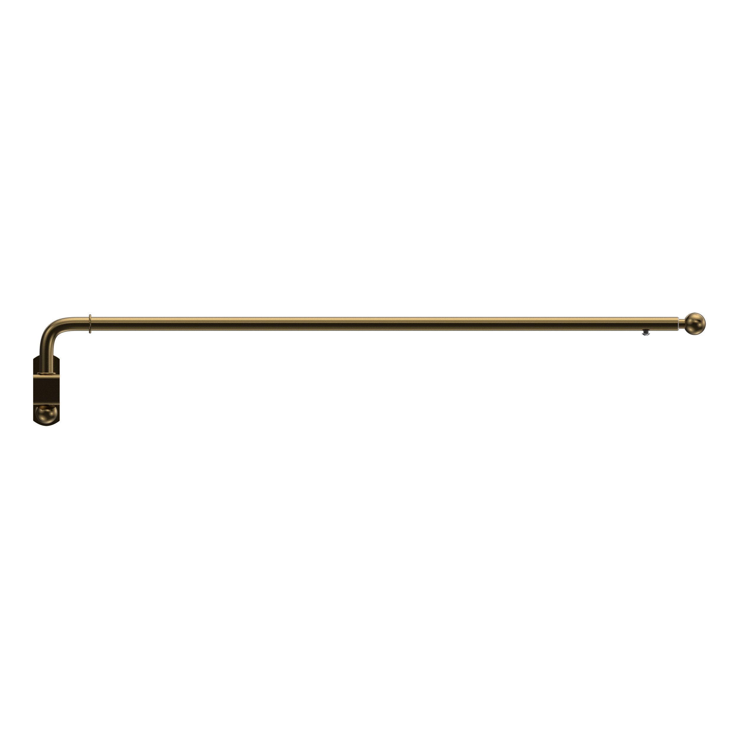 INTERDECO Schwenkstange Cassina, ausziehbar, Wandmontage, Metall, günstig online kaufen