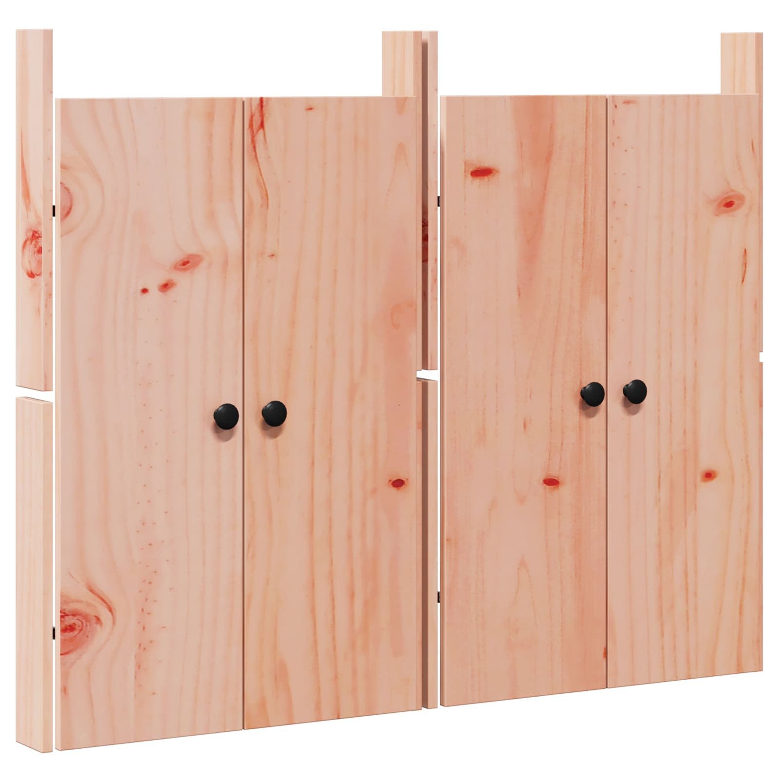 vidaXL Schranktür Küchentür MEPPEL 2 stk. Braun 50 x 9 x 82 cm (2 St)