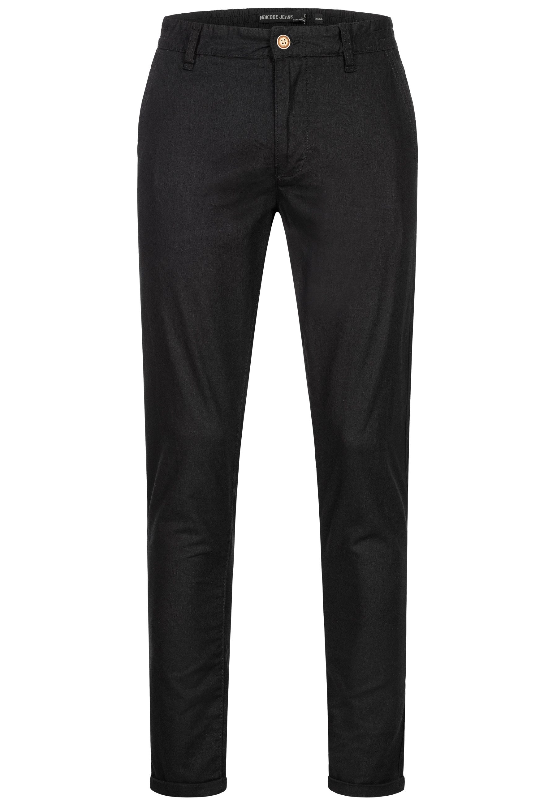 Indicode Leinenhose Haverfield mit 4 Taschen günstig online kaufen