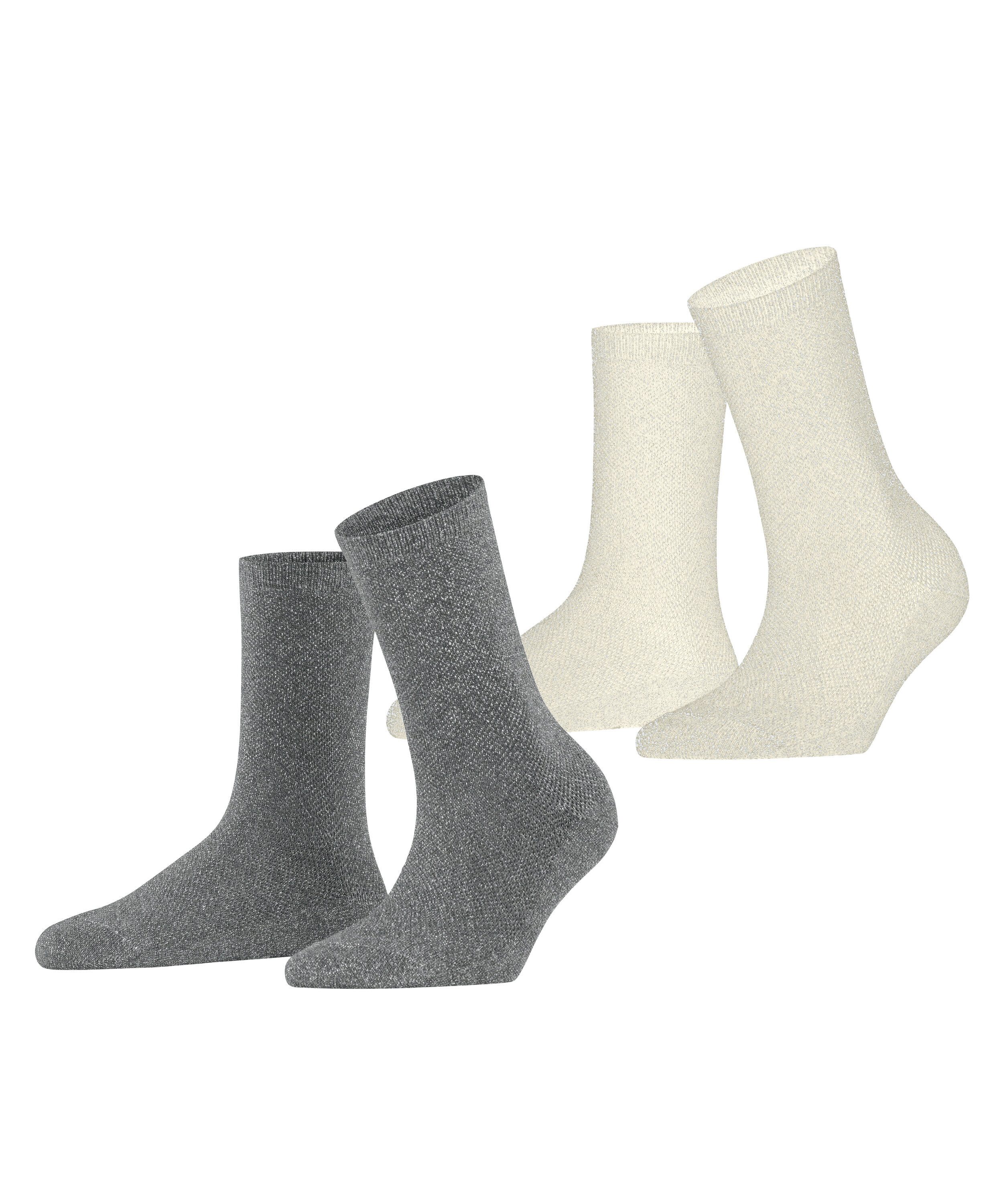 ESPRIT Herren Socken 2er Pack – Blickdicht, Mit Streifen & Uni! Aus Bio-Baumwolle, Weich & Elastisch