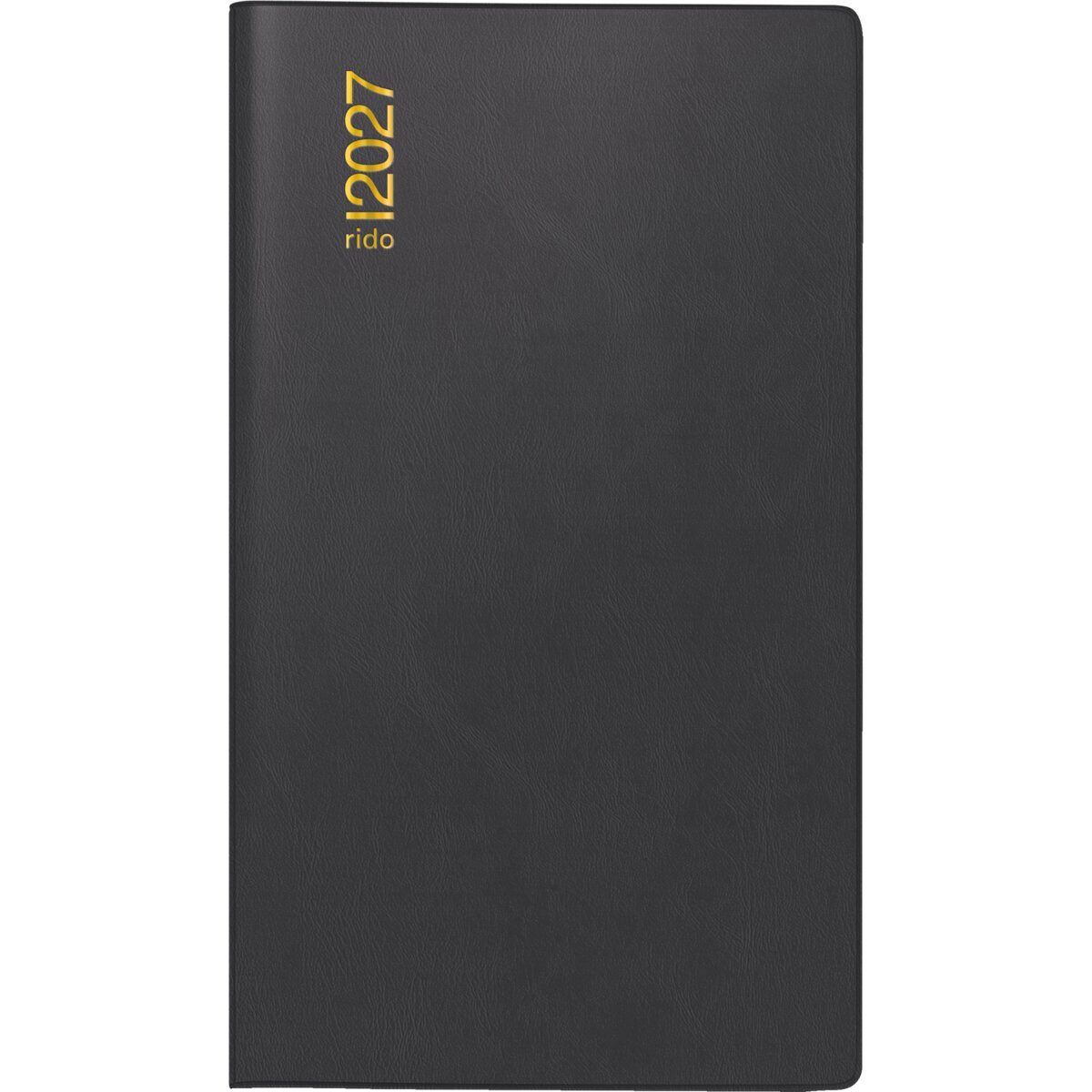 Taschenkalender Taschenkalender TM11 8,7x15,3cm 1 Monat/2 Seiten Kunststoff schwarz 20