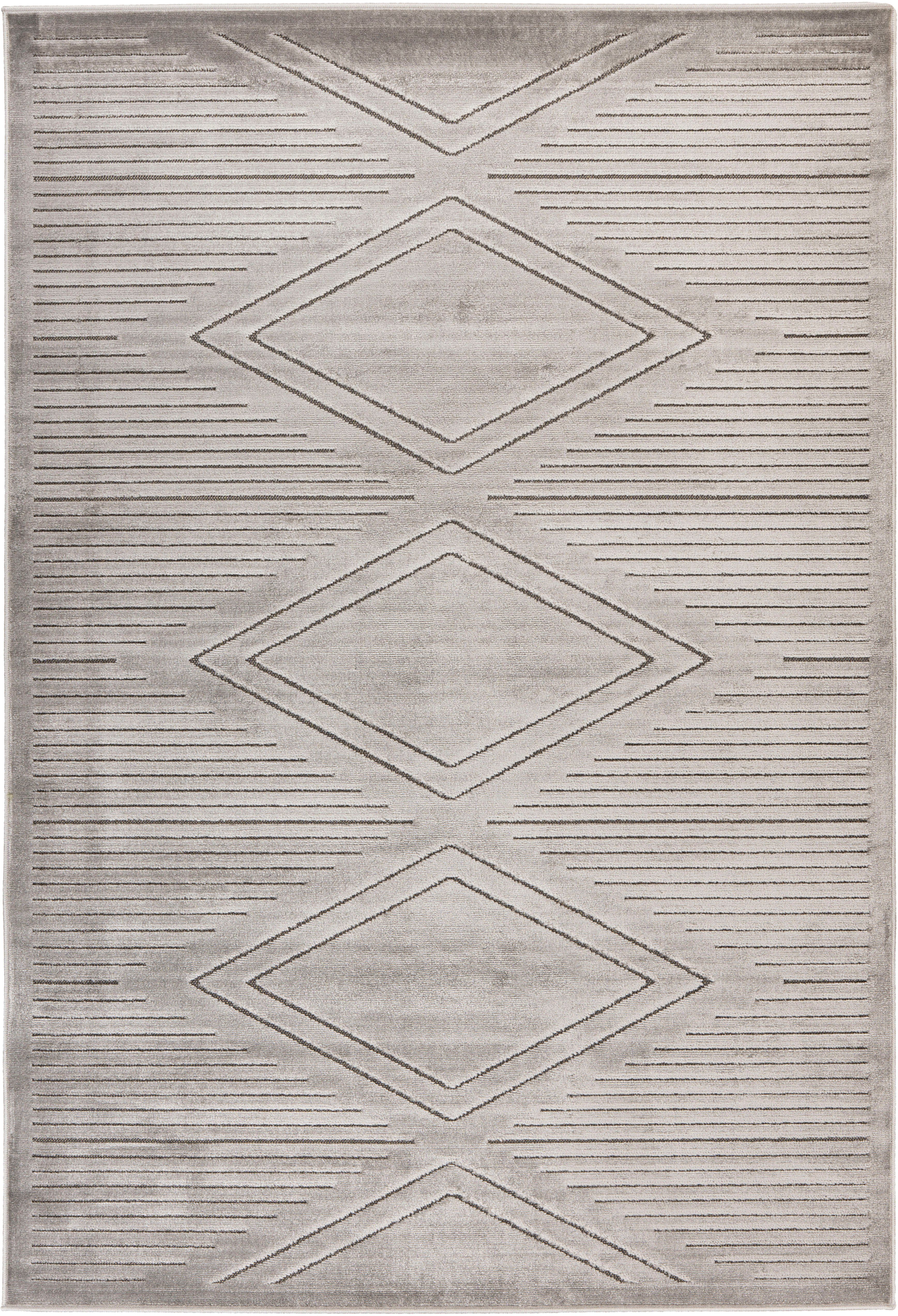 Kayoom Teppich Madita 100, rechteckig, Höhe: 9 mm