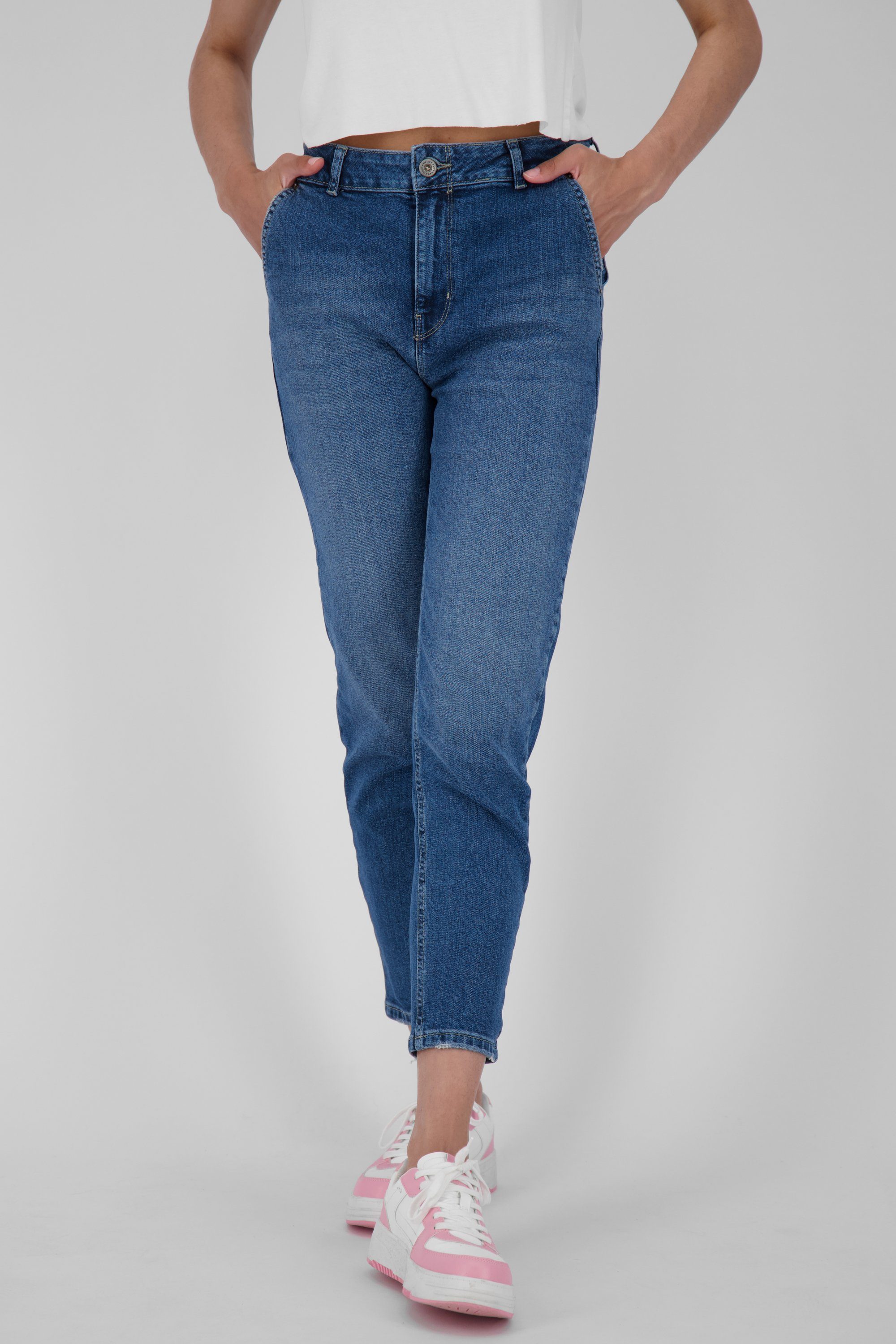 dark Kickin & Pants LaureenAK Alife DNM washed A Jeanshose denim Mom-Jeans Damen