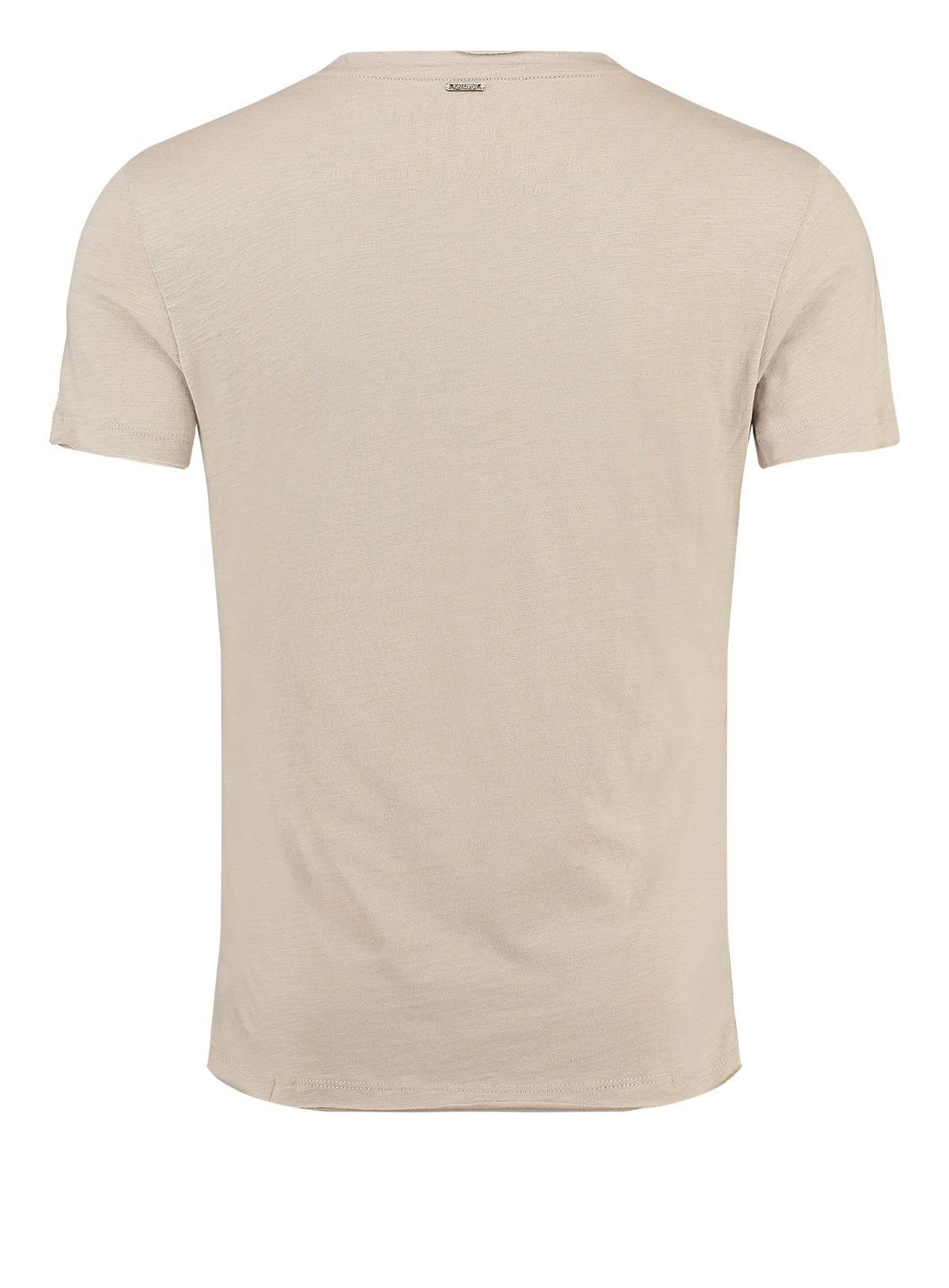 Key Largo Henleyshirt Lemonade vintage Look uni Basic MT00122 mit Knopfleis günstig online kaufen