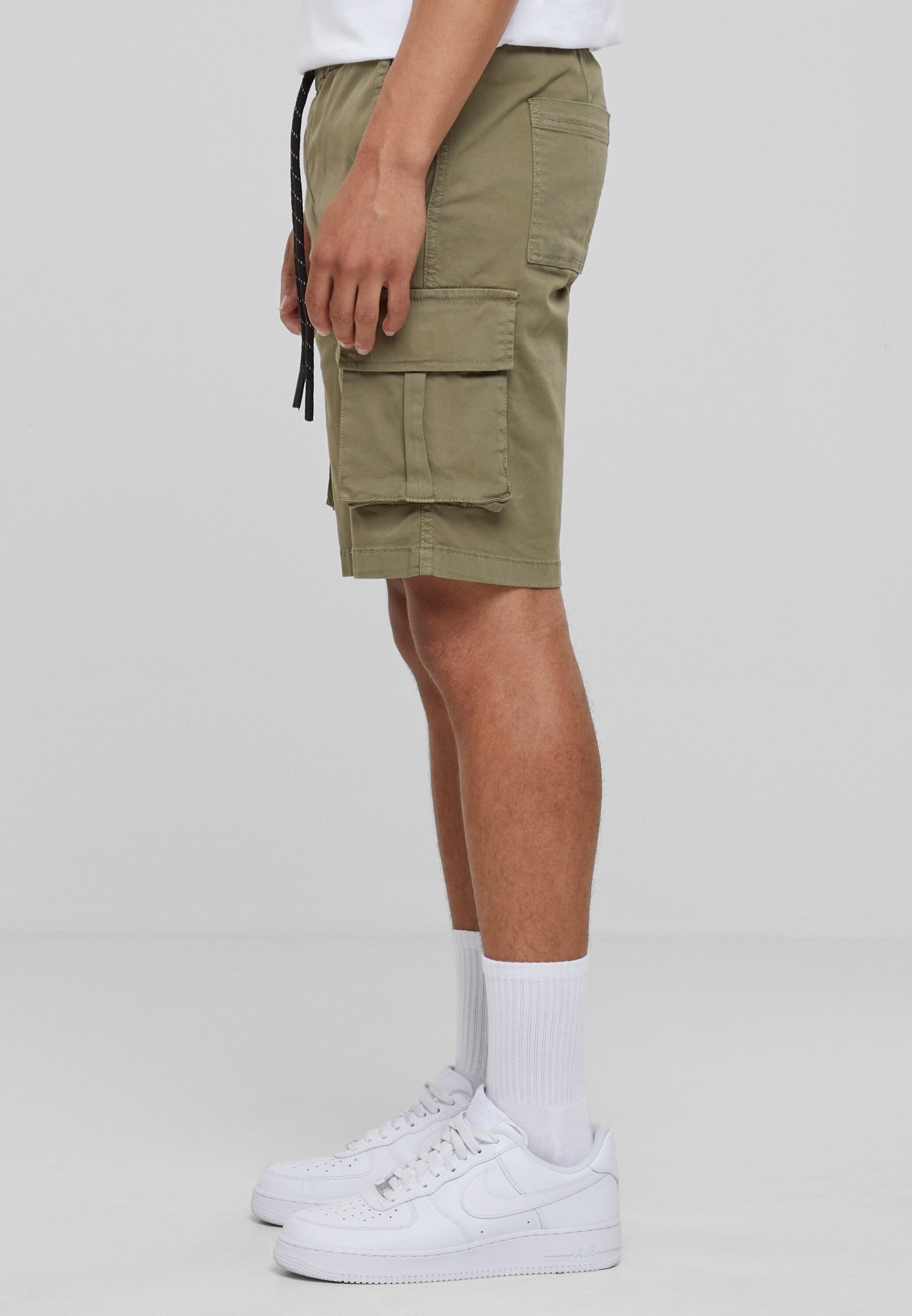 Stoffhose (1-tlg) Shorts Herren Drawstring Cargo CLASSICS olive URBAN