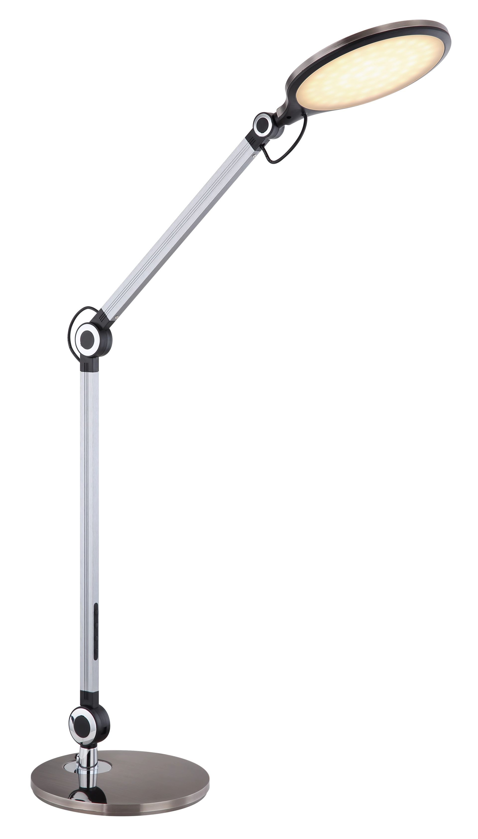 GLOBO LIGHTING LED Tischleuchte URIAS, Dimmfunktion, mehrere Helligkeitsstufen, LED fest integriert, warmweiß - kaltweiß, Schreibtischlampe, Tischlampe, Büro, Arbeitszimmer