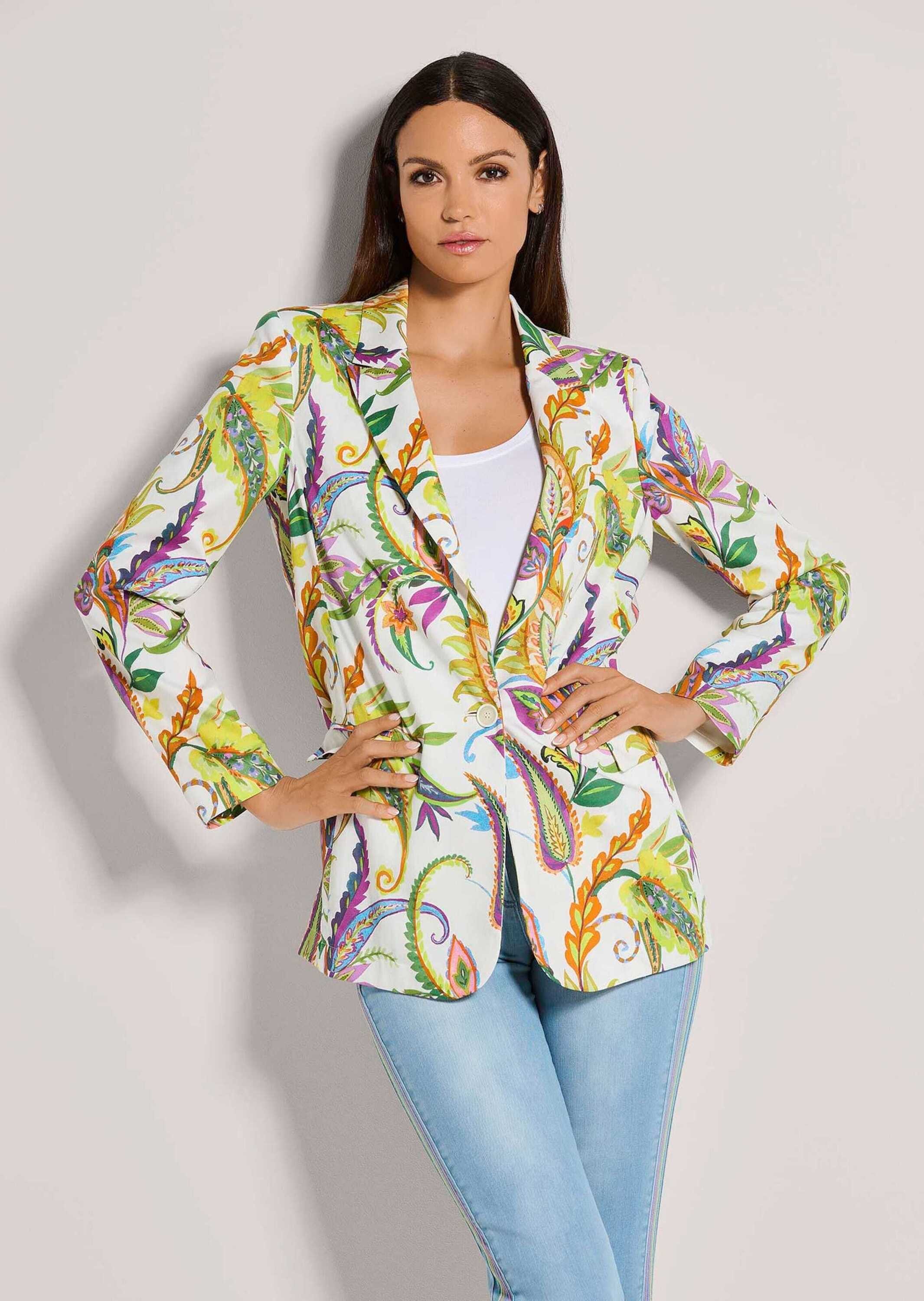 Kurzblazer Langer Baumwoll-Blazer