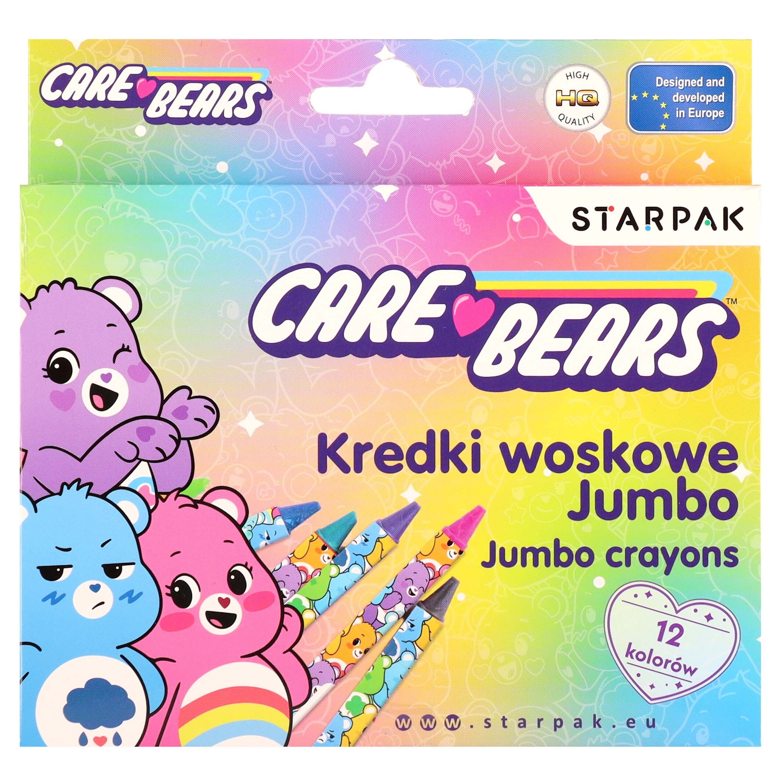 Care Bears Wachsmalstift Care Bears JUMBO-Wachsmalstifte für Kinder, 12er-Set, (12-tlg)