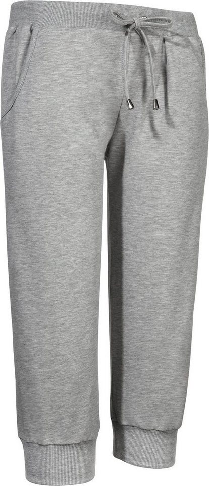 Erwin Müller Jogginghose Damen-Caprihose Uni