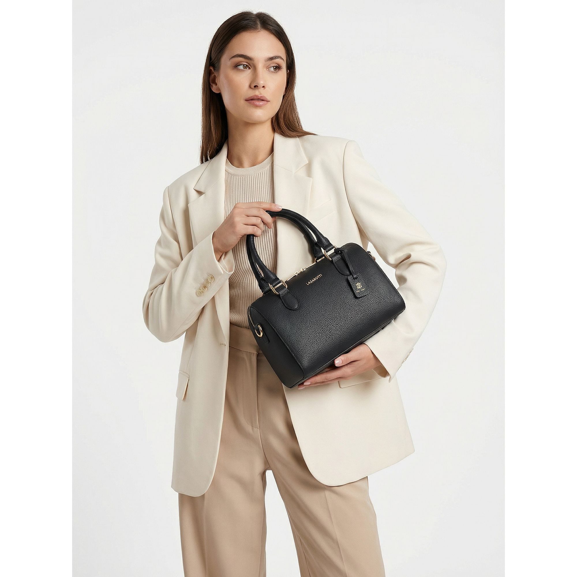 Lazarotti Henkeltasche Bologna Leather, Leder
