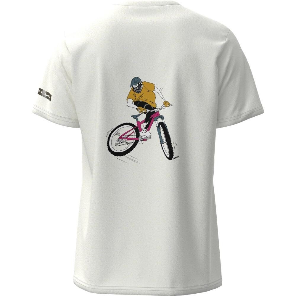 Shimano Funktionsshirt SHIMANO Sentiero Ltd. T-Shirt White MTB S - atmungsaktives Bike-Shirt