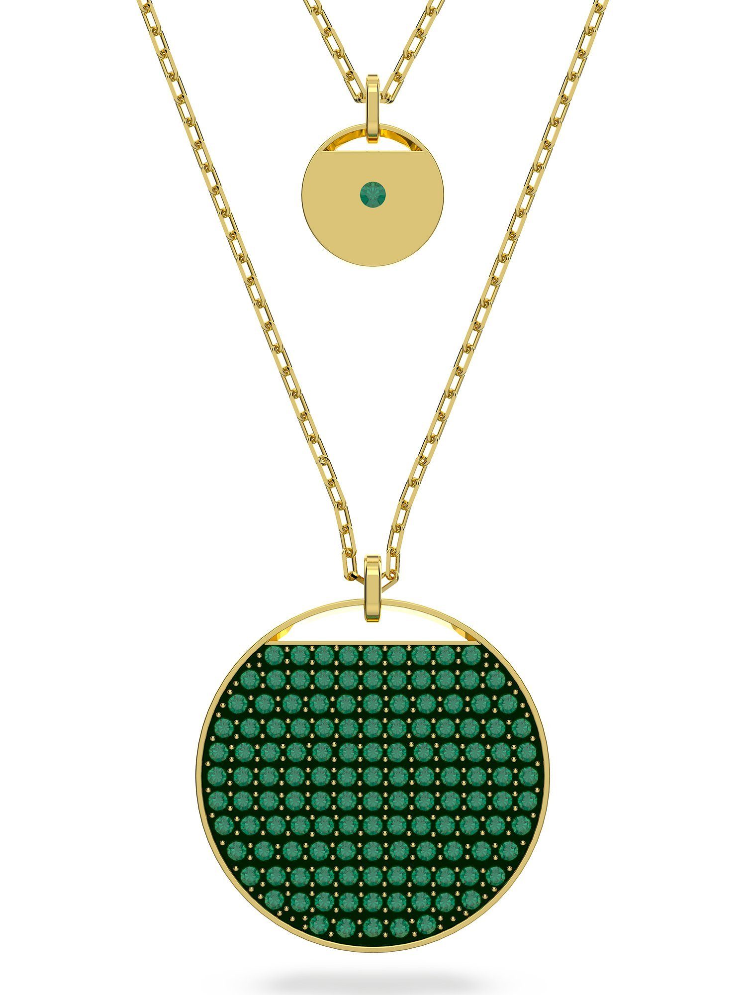 Swarovski Collier Swarovski Damen-Kette Metall Swarovski-Kristall