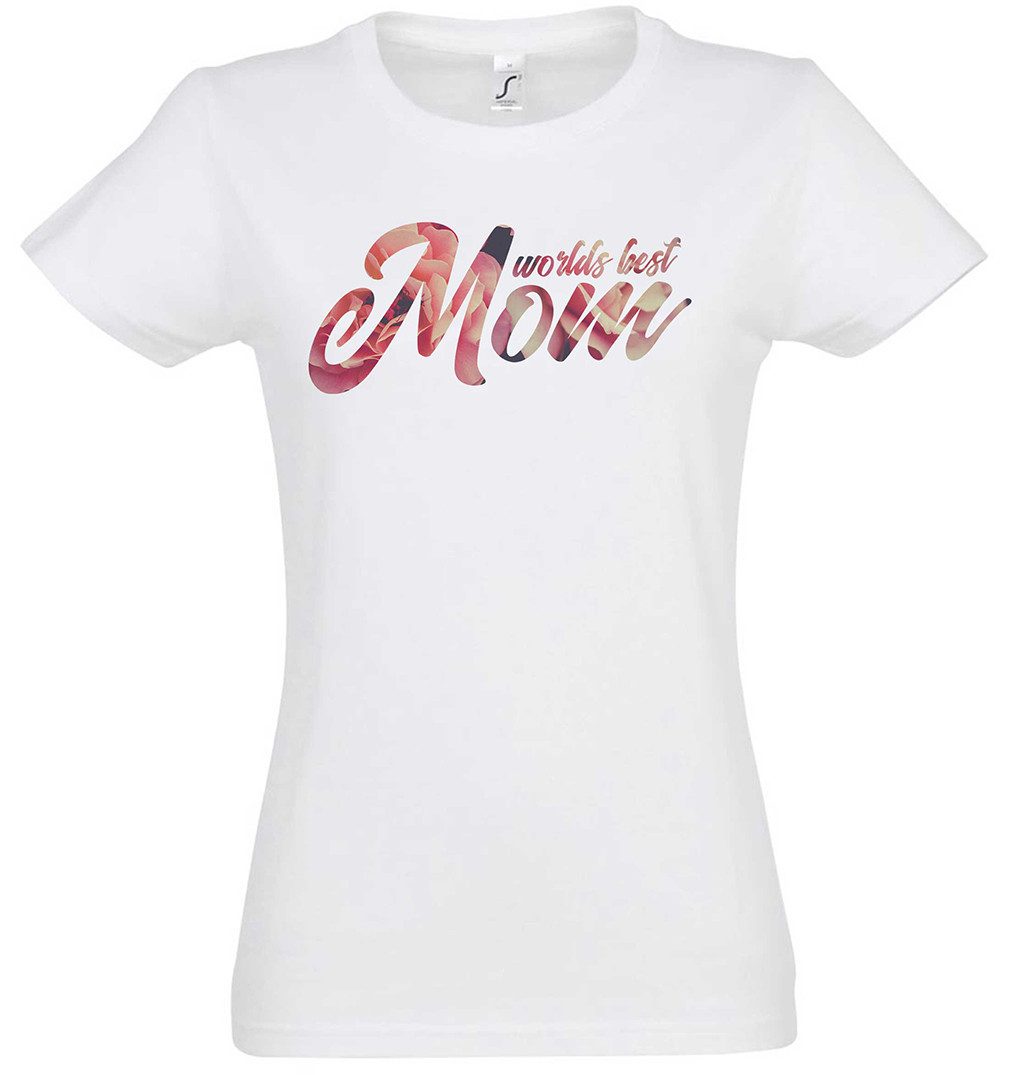 Print-Shirt World’s Best Mom Damen T-Shirt Beste Mama Mother Mutter Mutti Mami