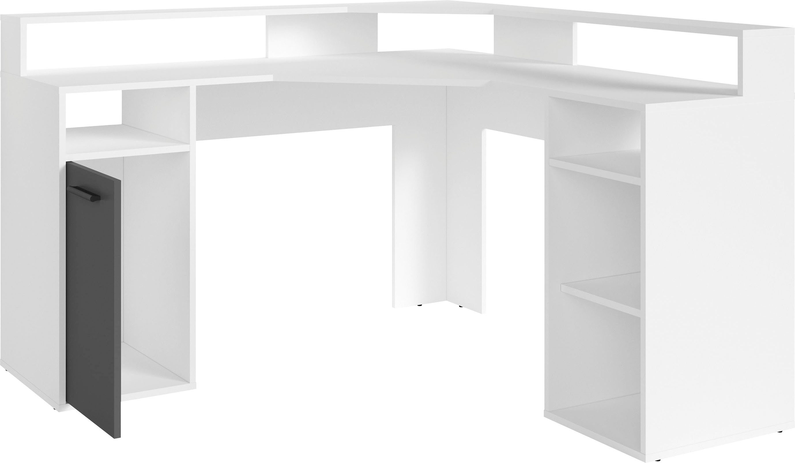 OTTO home Gamingtisch Fowey, Breite 139 cm, moderner Eck-Schreibtisch – Bild 3 von 5