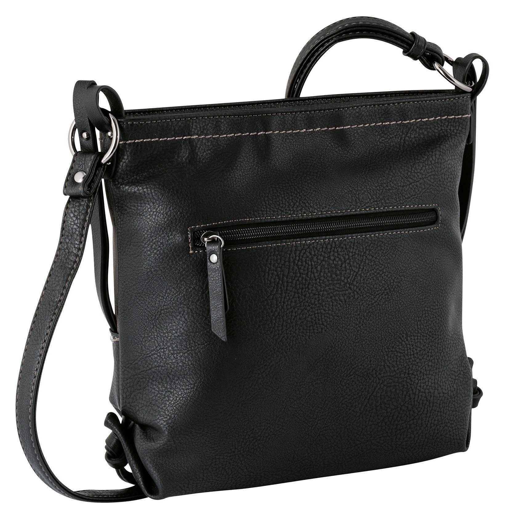 TOM TAILOR Umhängetasche ELIN, mit seitlichen Zierbändern