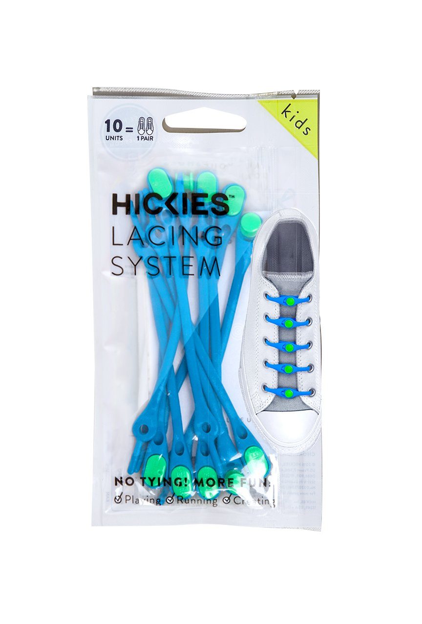 Hickies Schnürsenkel Hickies 2.0 Kids Blue/Lime