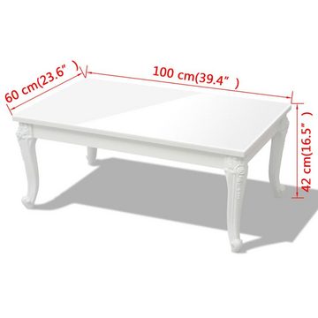 DOTMALL Couchtisch Beistelltisch, aus MDF, klassischen Design,pflegeleicht