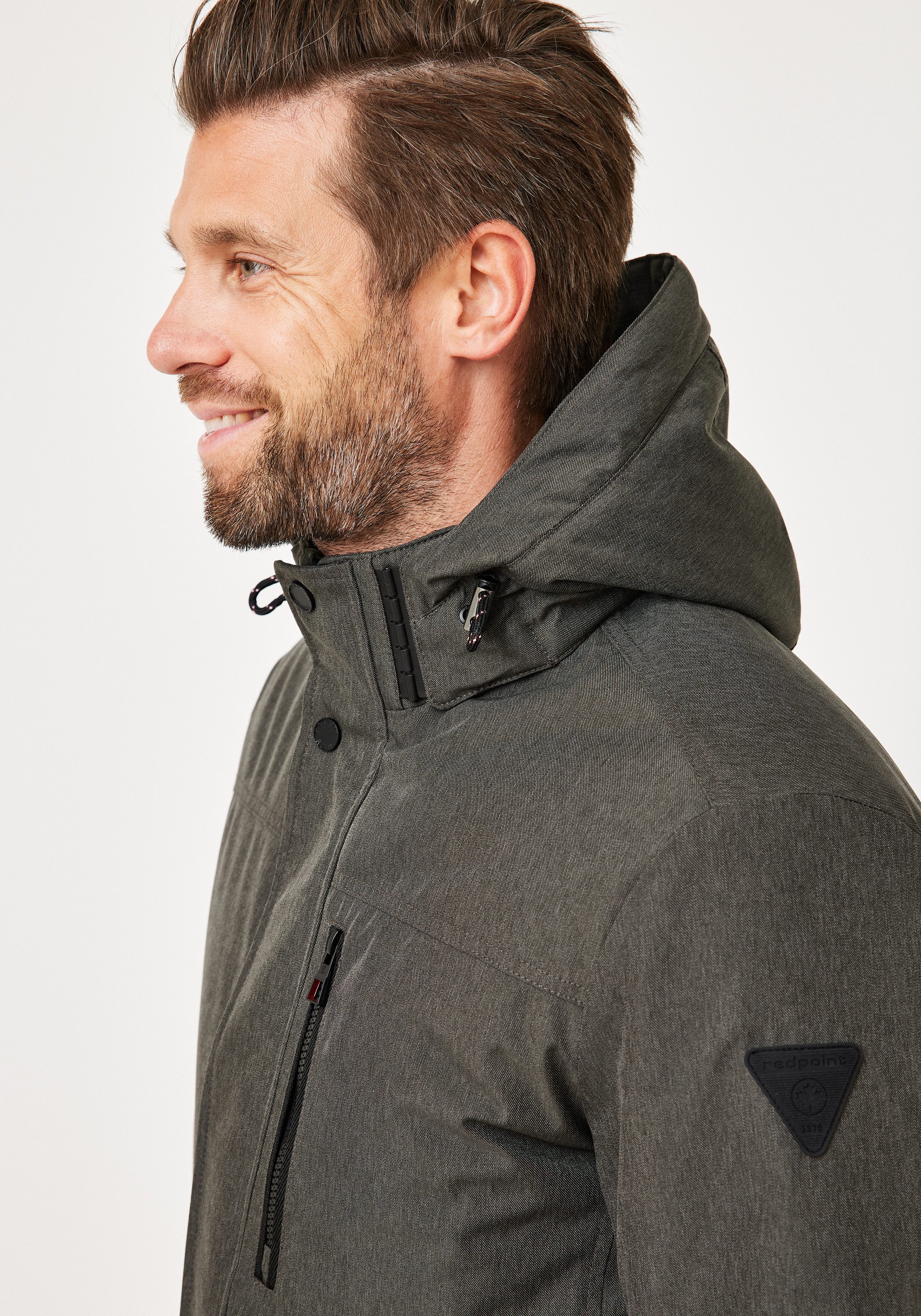 Redpoint Parka FOSTER Regular Fit Parka mit abnehmbarer Kapuze