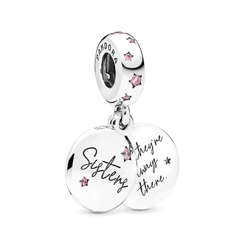 Pandora Charm-Einhänger PANDORA Charm Anhänger Schweter "Schwestern für immer" 798012FPC