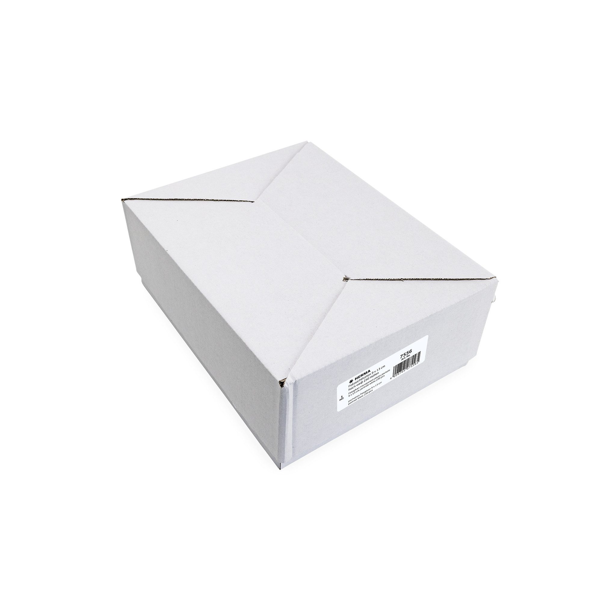 HERMA Fotoalbum Herma FOTOPHAN Fotosichthüllen PP A4 für Fotos 9 x 13 cm quer weiss