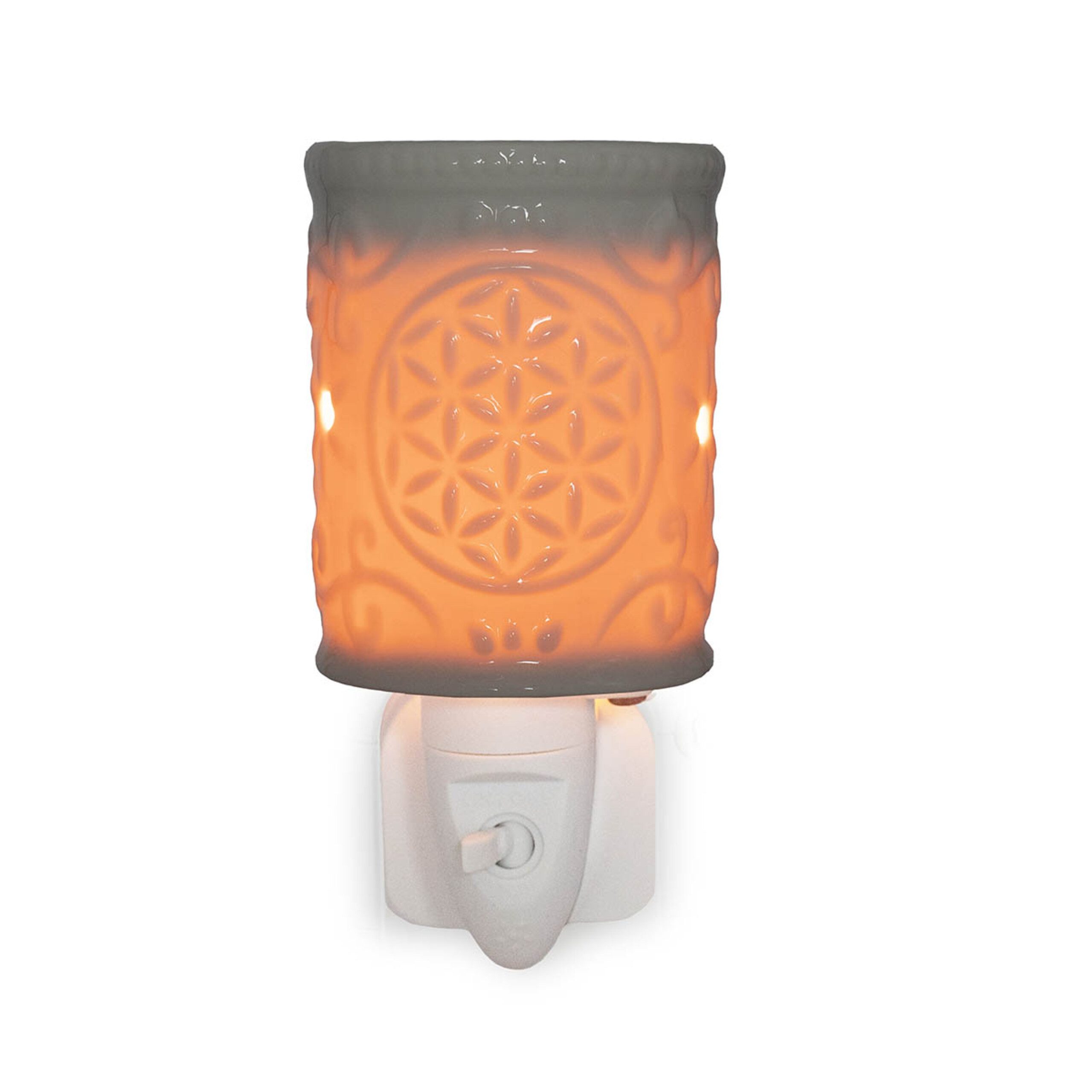 Candle BROTHERS Nachtlicht Elektrische Duftlampe Keramik Weiß – Bild 2 von 2