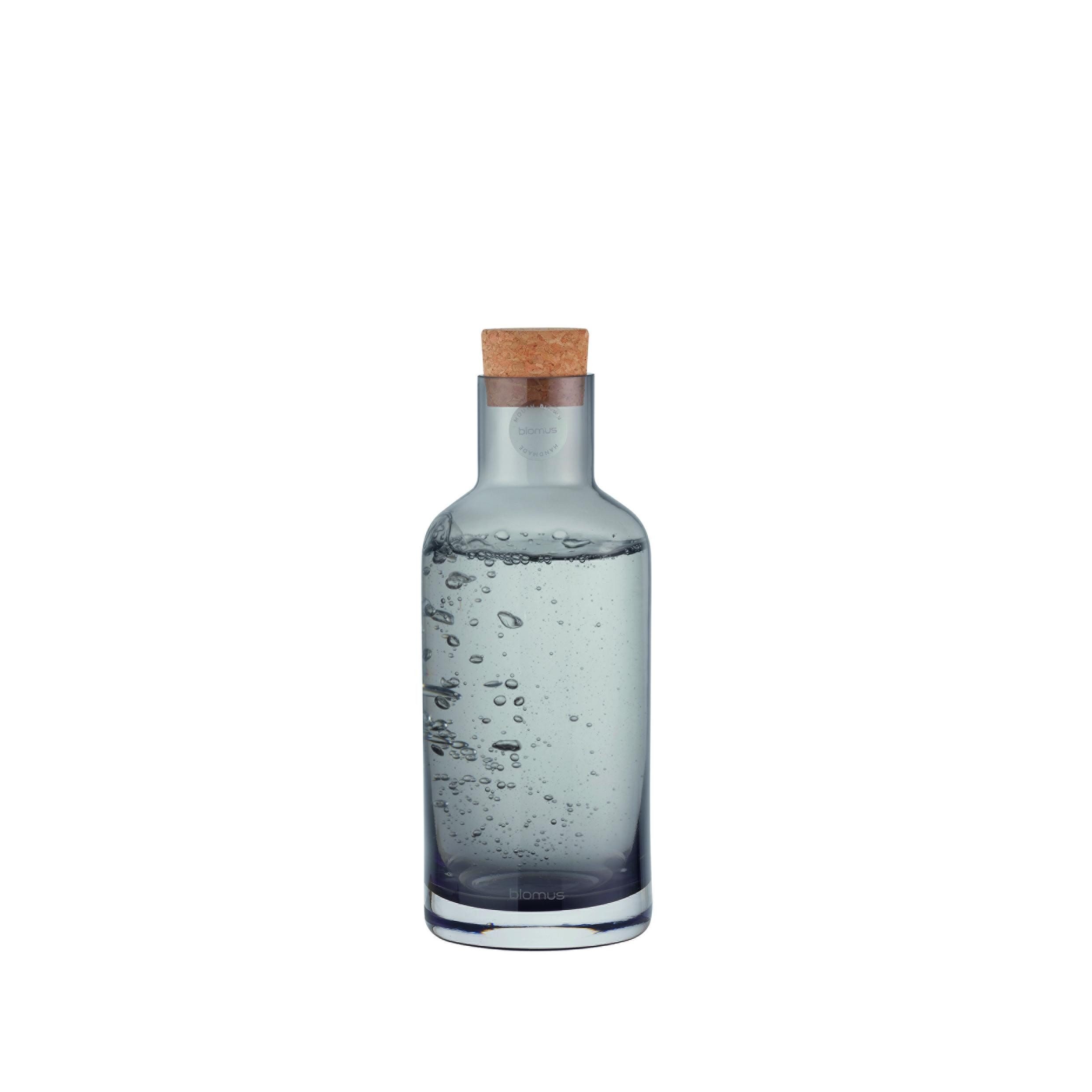 blomus Wasserkaraffe -HYDRA- Karaffe aus Glas, mit Korkdeckel, Wasserkrug, (1x Karaffe inkl. Korkdeckel), mundgeblasenes Glas, verschiedene Größen, raffinierte Eleganz
