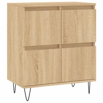 vidaXL Sideboard Sideboards 2 Stk. Sonoma-Eiche Holzwerkstoff (2 St)