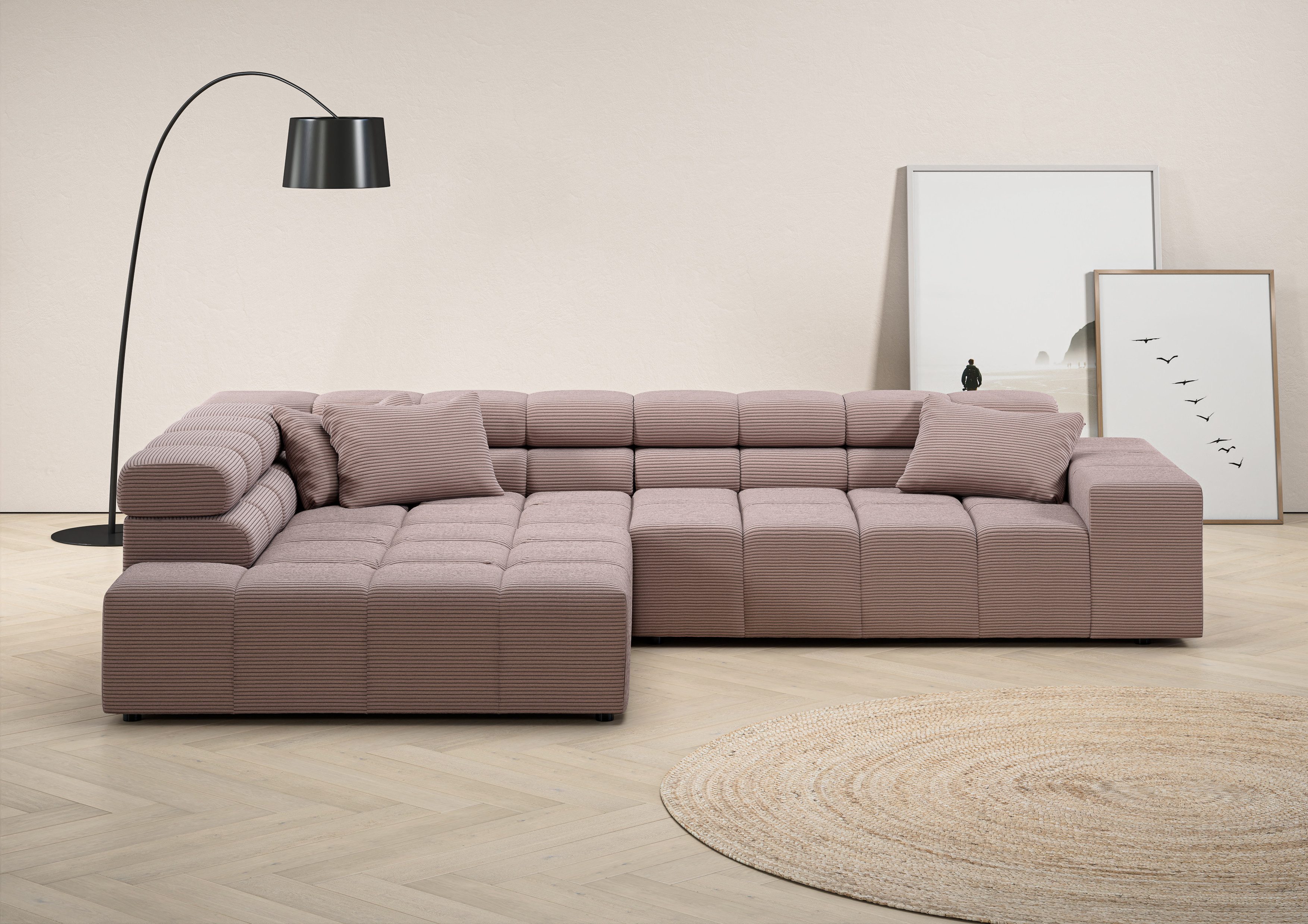 INOSIGN Ecksofa Ancona incl. Kopfteilverstellung, OTTOs günstig online kaufen