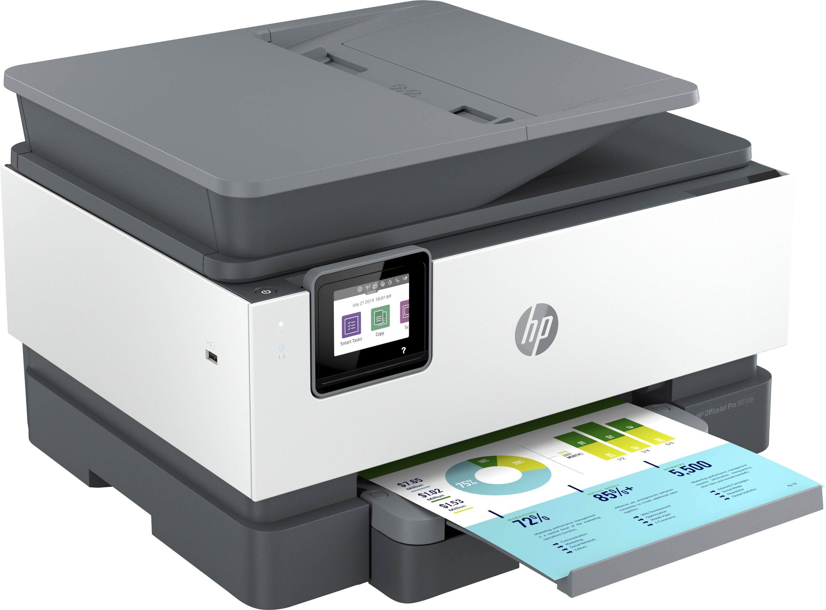 billig verkaufen HP OfficeJet Pro HP 9010e HP Instant Ink (LAN (Wi- kompatibel) Fi), WLAN Multifunktionsdrucker, (Ethernet)