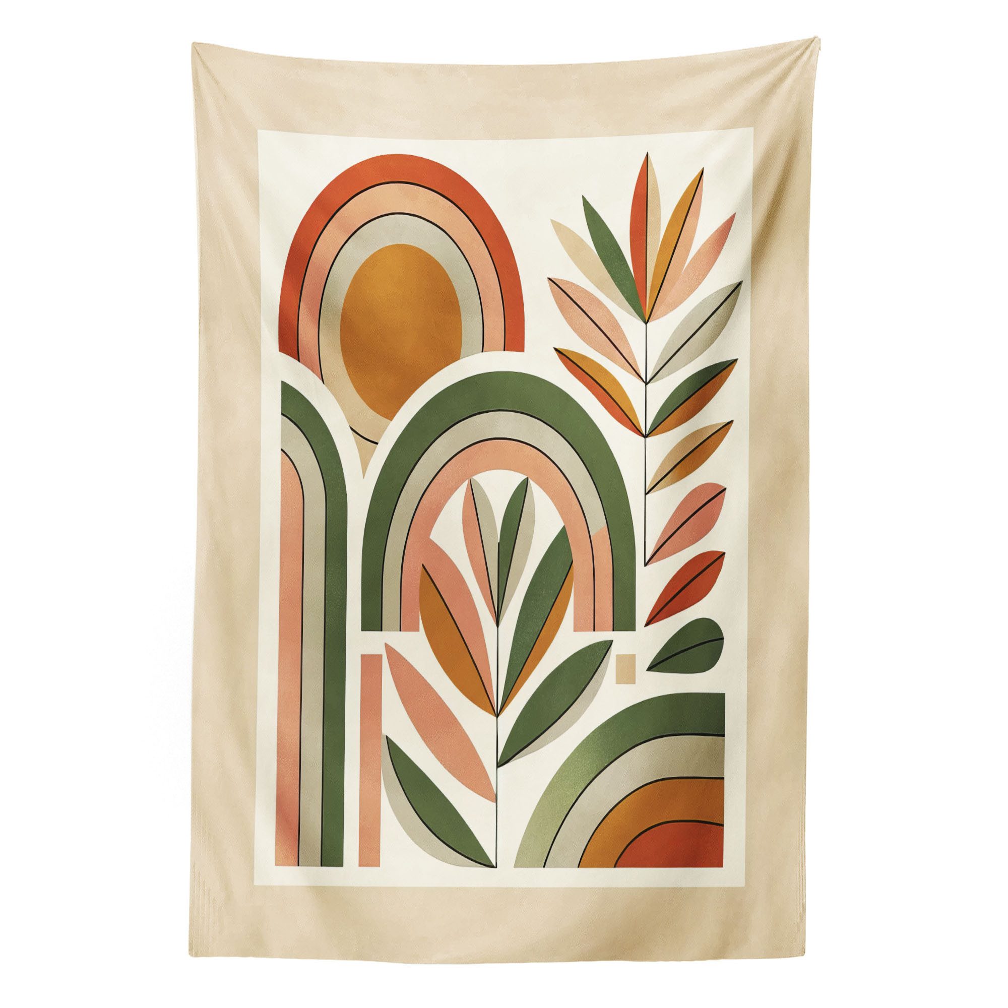 Abakuhaus Wandteppich aus Weiches Mikrofaser Stoff Für das Wohn und Schlafzimmer, rechteckig