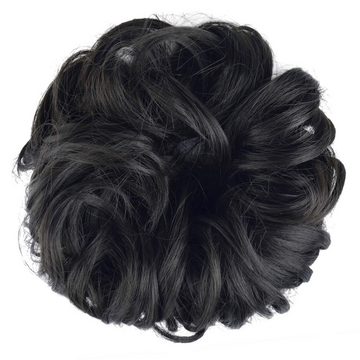 Henreal Kunsthaar-Extension Haarteil Haargummi Hochsteckfrisuren, für Frauen,Haarverlängerung
