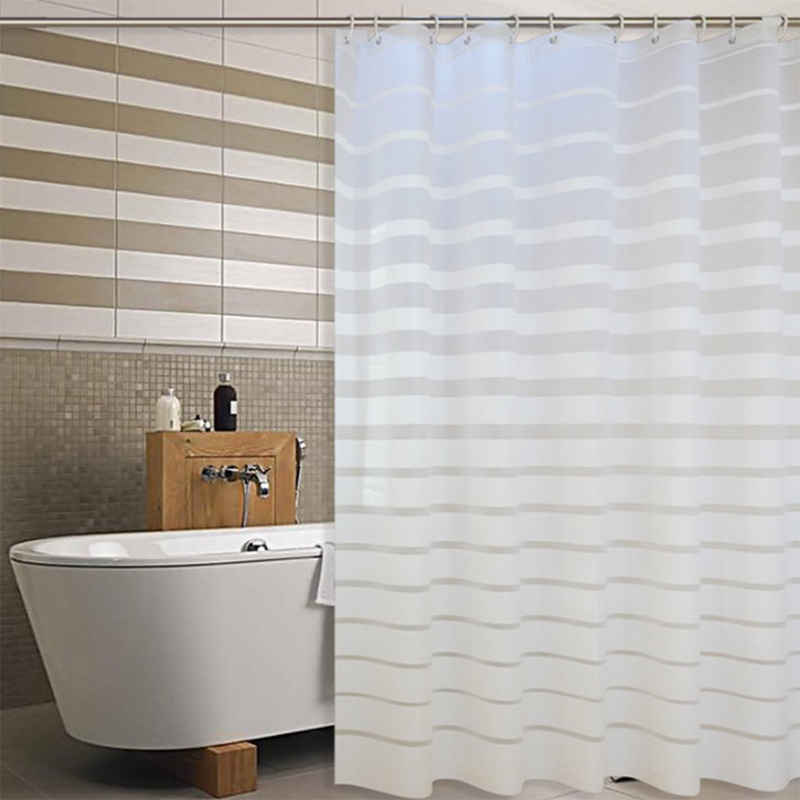 KINSI Duschschirm Duschvorhänge,wasserdichte Duschvorhänge,Fenstervorhänge,Anti-Schimmel Breite 180 cm