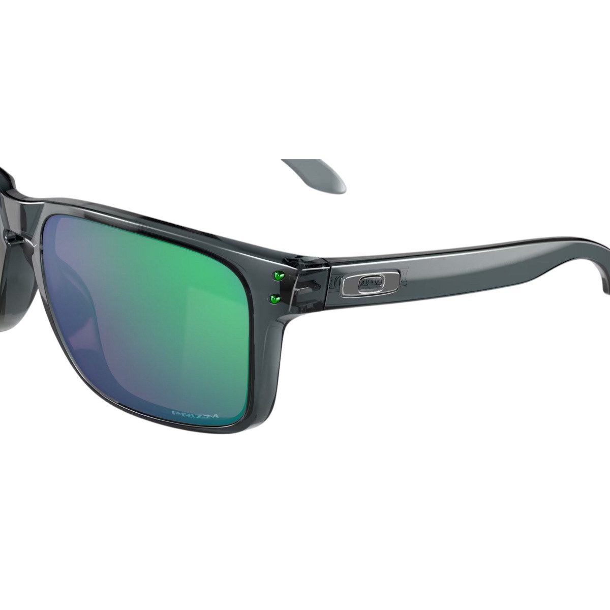 Oakley Sonnenbrille Holbrook XL (Glasfarbe: Prizm jade) kristallschwarz - 1 Brille