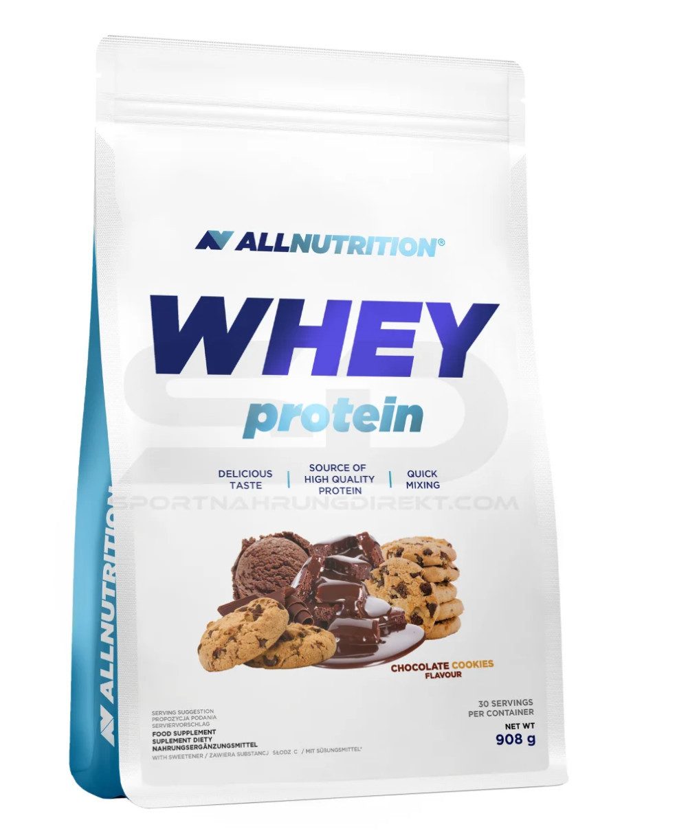 ALL NUTRITION ALLNUTRITION® WHEY PROTEIN 908g Eiweiß Pulver, 1 er Dose à 1 St., 908 g, Viele leckere Geschmacksrichtungen und gute Löslichkeit
