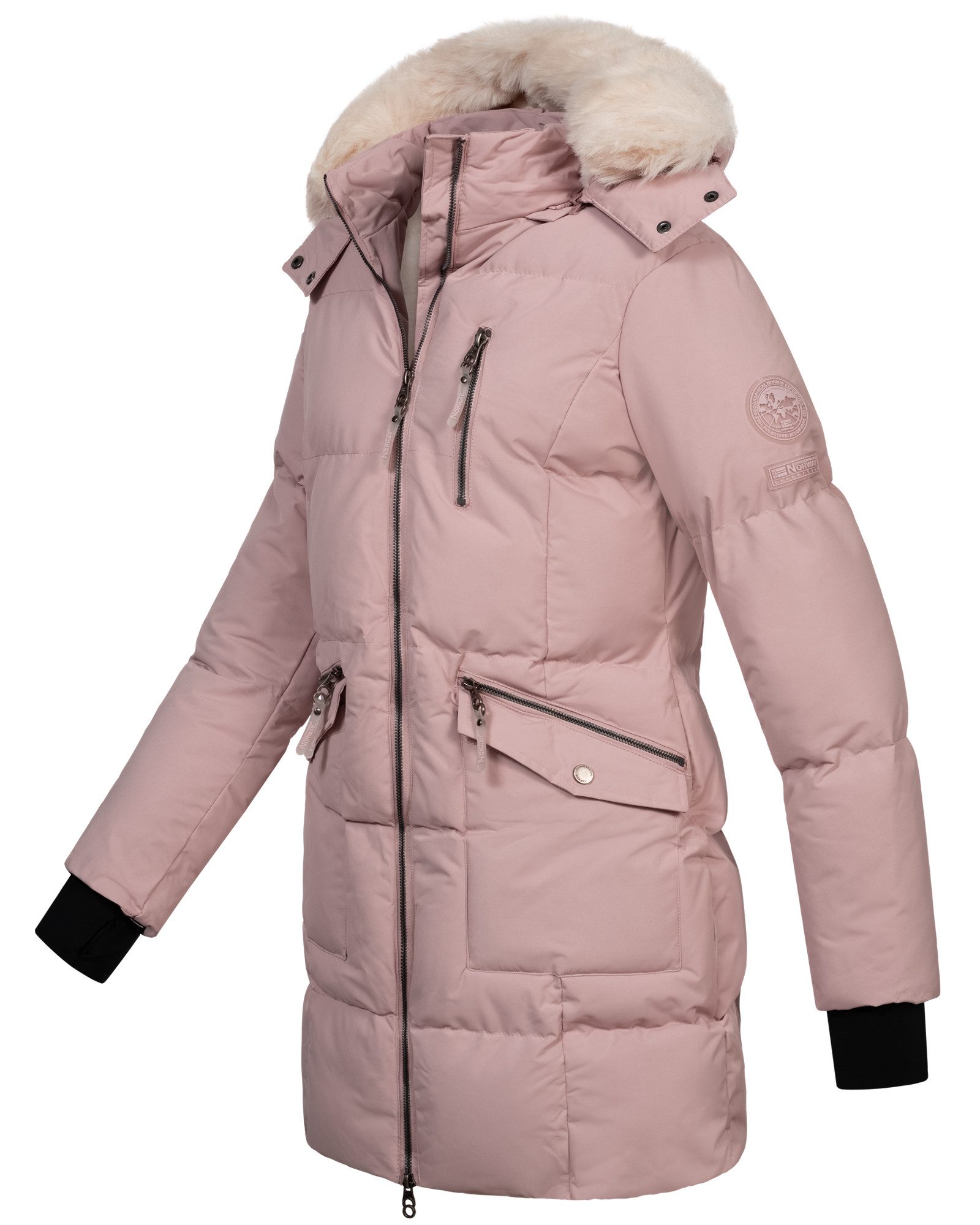 Geographical Norway Parka Damen Winter Jacke Mantel Parka Steppjacke Winterparka warm Outdoor