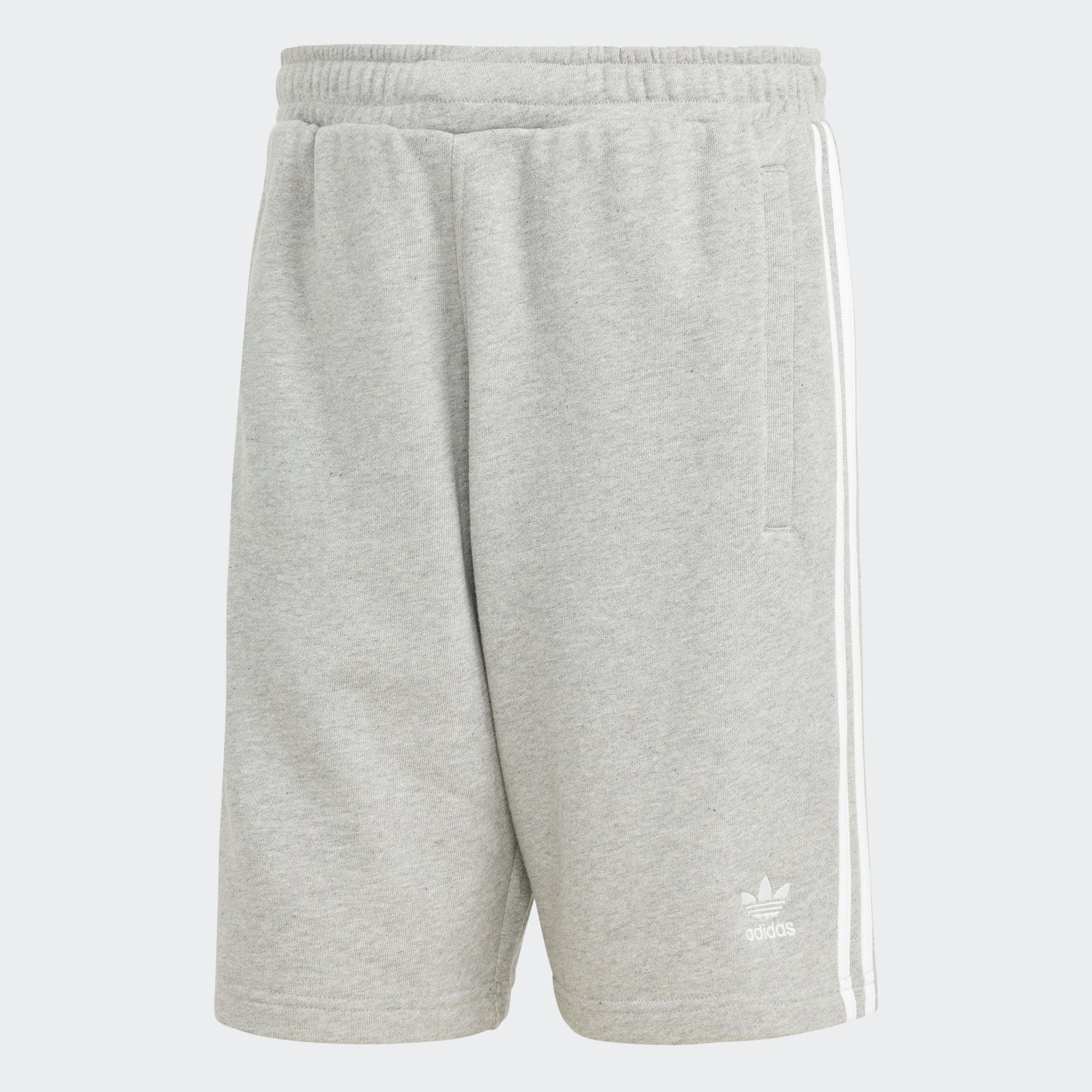 Shorts CLASSICS Grey Heather 3-STREIFEN SWEAT adidas Medium (1-tlg) Originals ADICOLOR