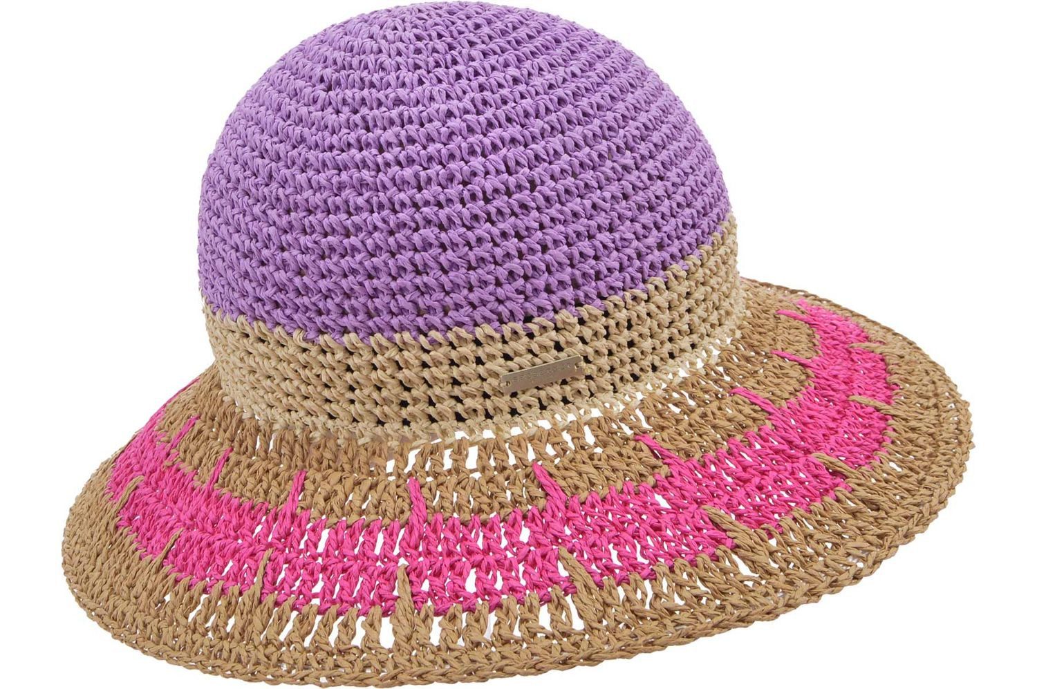 Seeberger Strohhut Knautschbare Papierstroh häkel Glocke