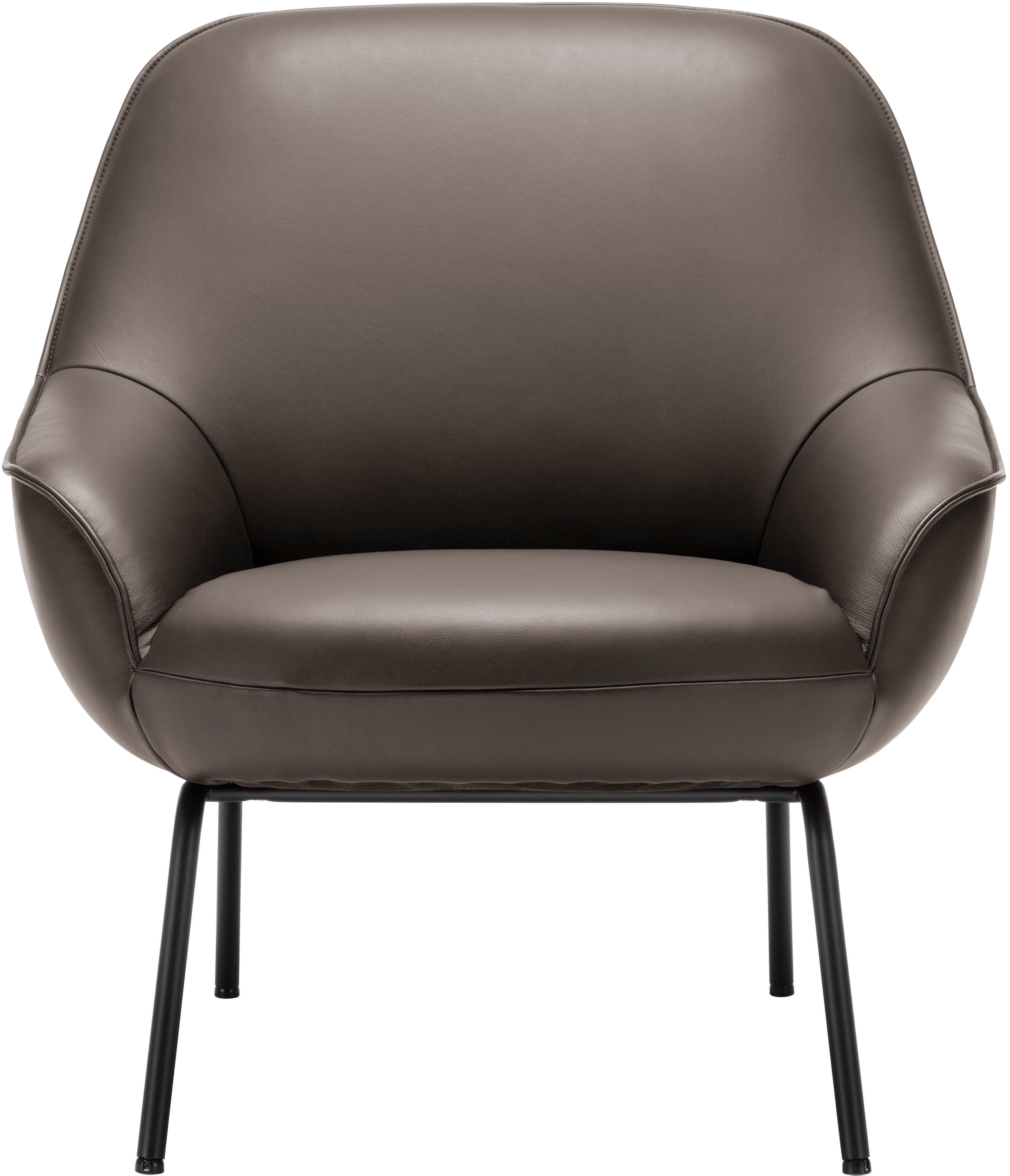 Creation BY ROLF BENZ Sessel Designsessel CR.482 in hochwertiger Detailverarbeitung, Breite 76cm, und tollem Sitzkomfort
