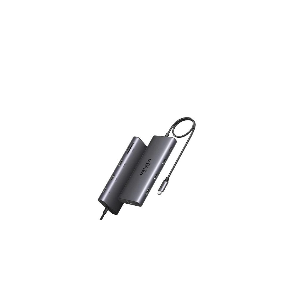 UGREEN USB-Verteiler 15534 USB-C-Hub 10-in-1 Grau