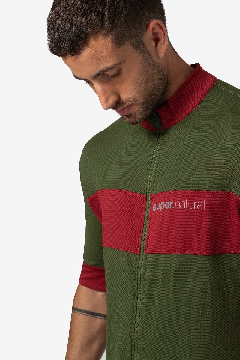 SUPER.NATURAL Radtrikot Merino Fahrradtrikot M GRAVIER günstig online kaufen