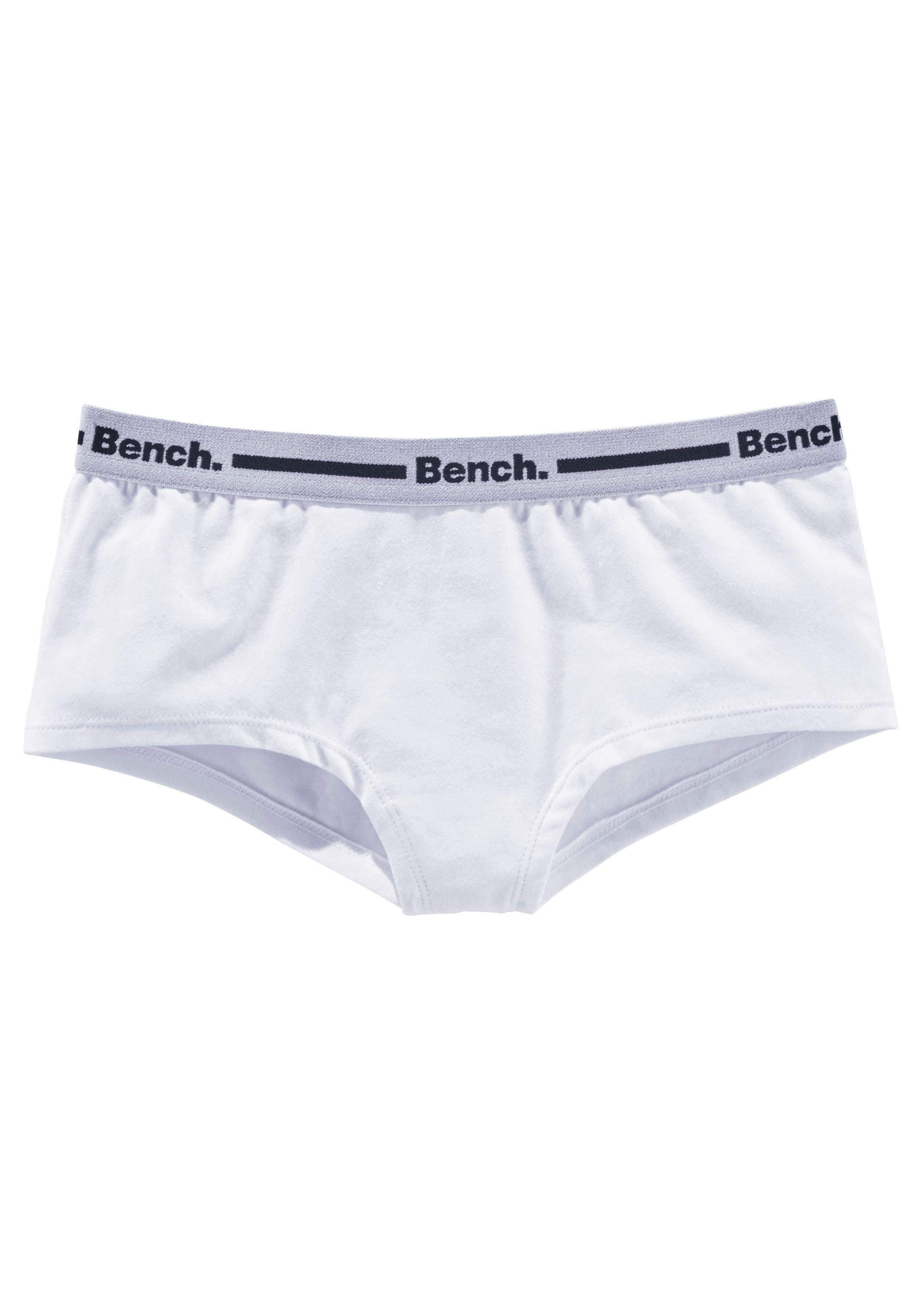 Panty mit Logo 3-St) (Packung, Webbund Bench.
